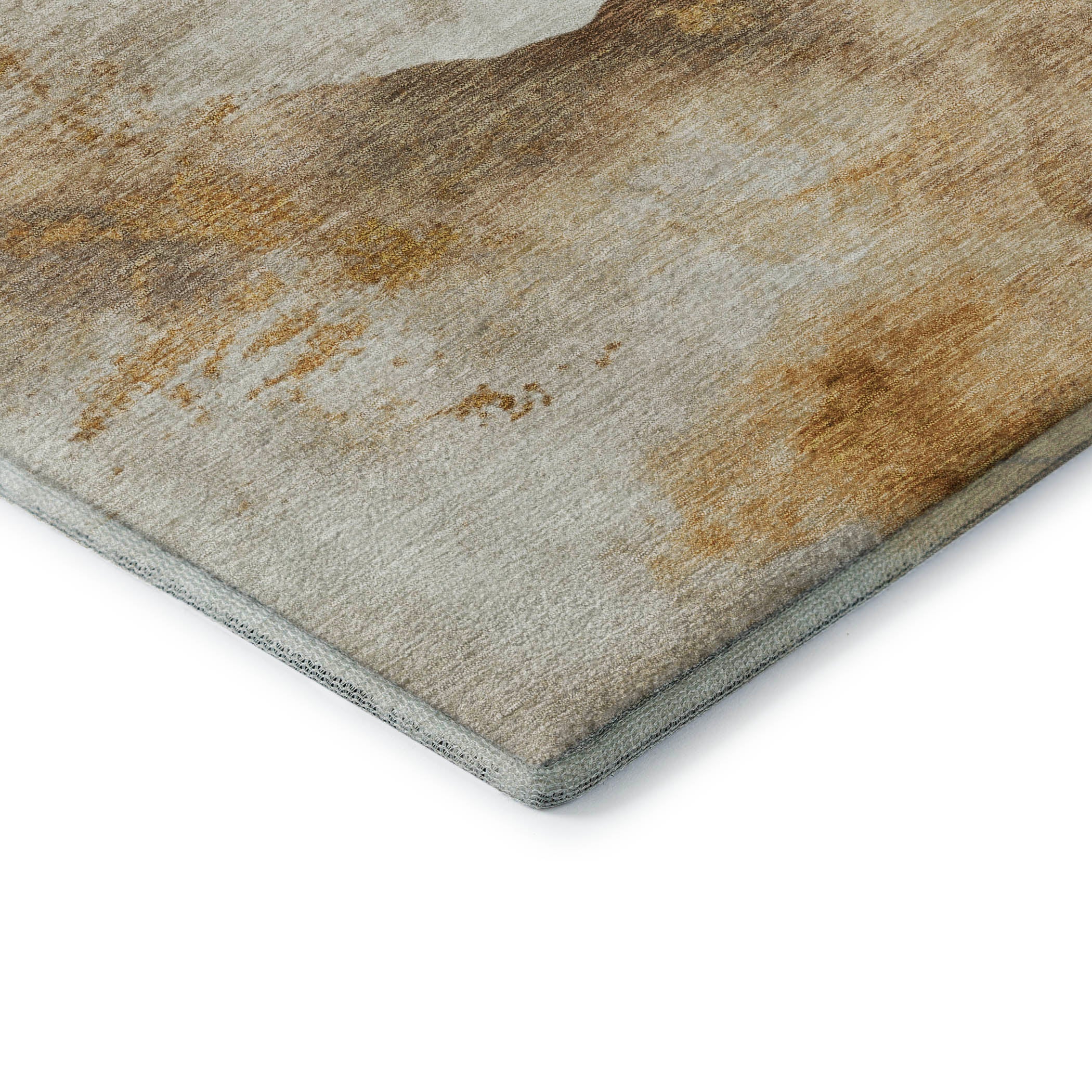 Siena Machine Washable Transitional Beige Brown Rug 1'8" x 2'6" #shape_Rectangle