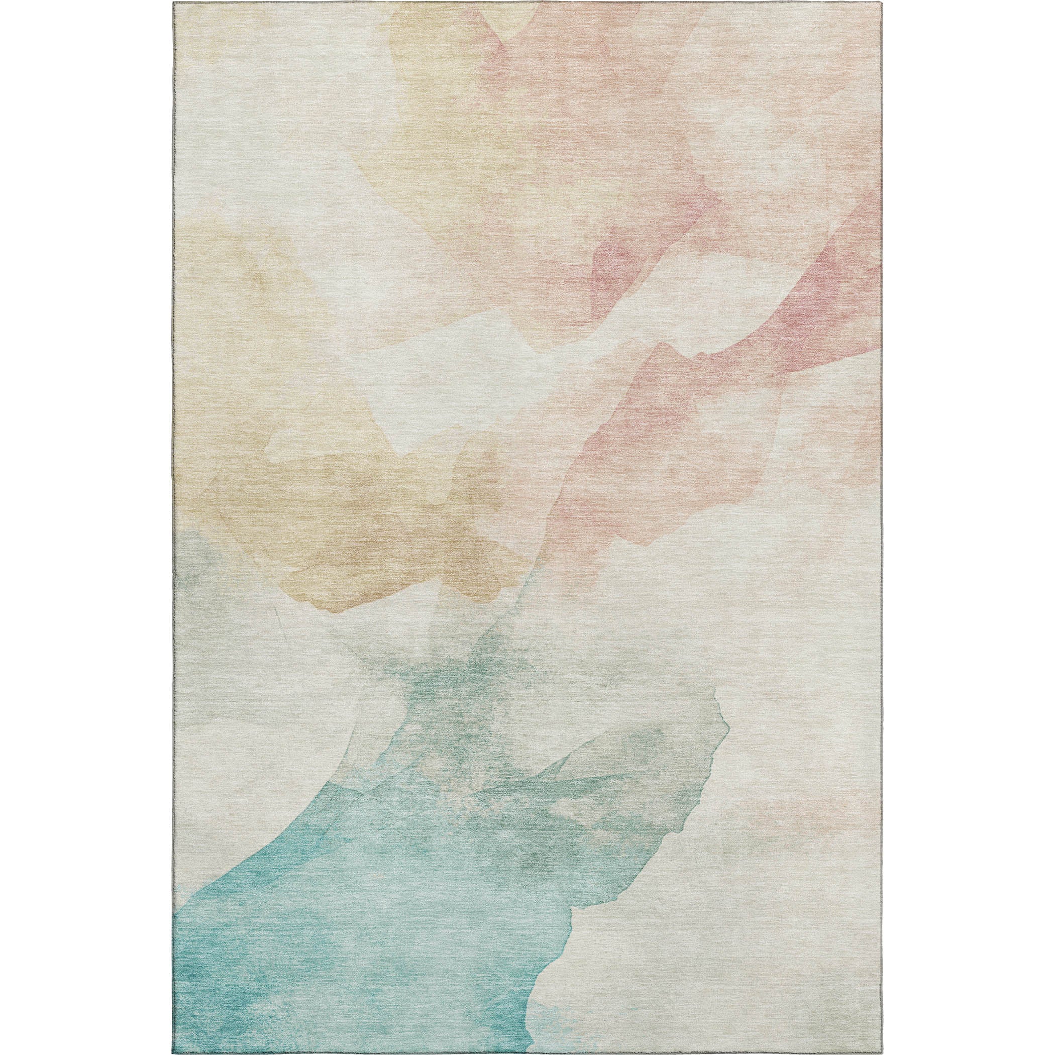 Cairo Machine Washable Transitional Pearl Ivory Rug 2'6" x 3'10" #shape_Rectangle