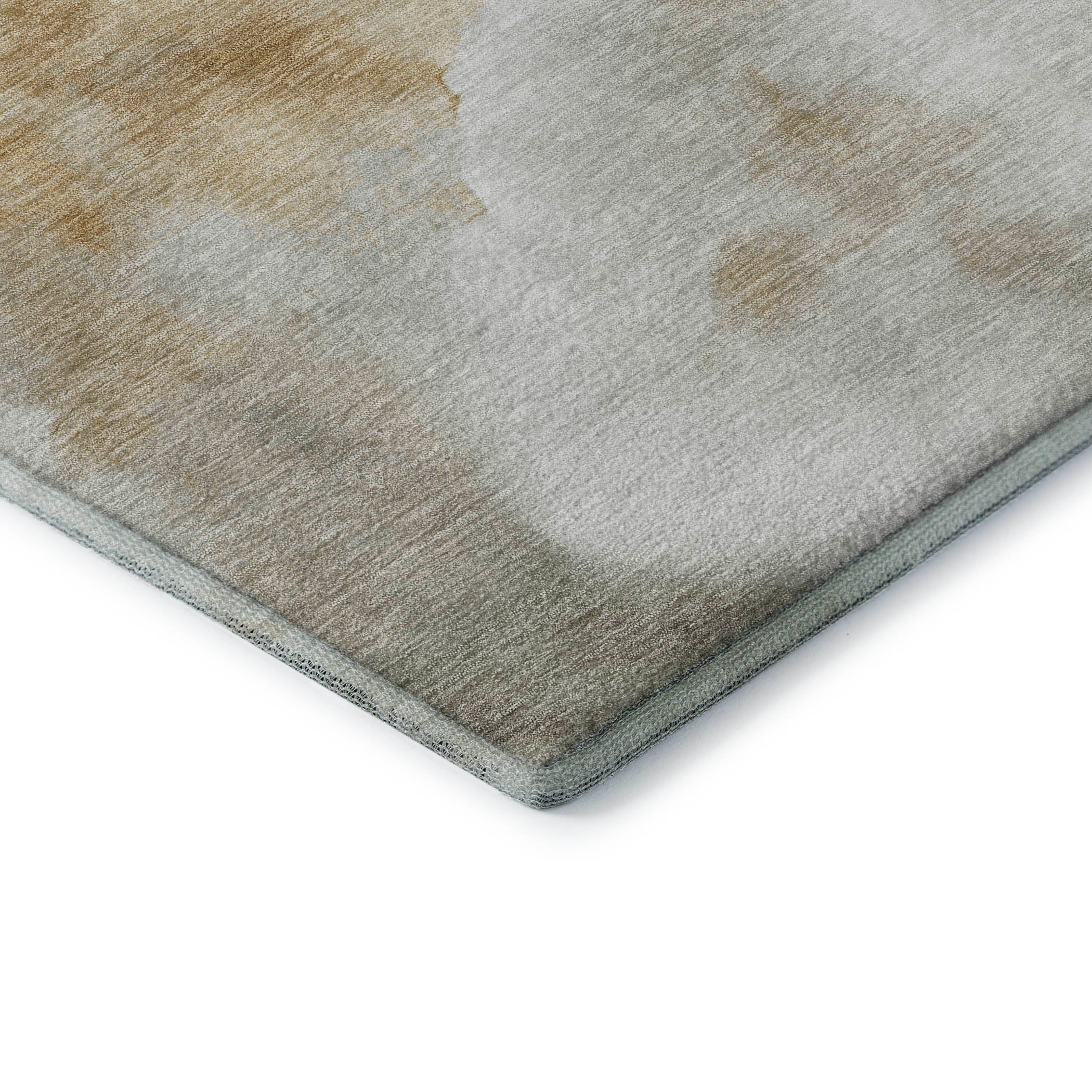 Prague Machine Washable Transitional Putty Ivory Rug 1'8" x 2'6" #shape_Rectangle
