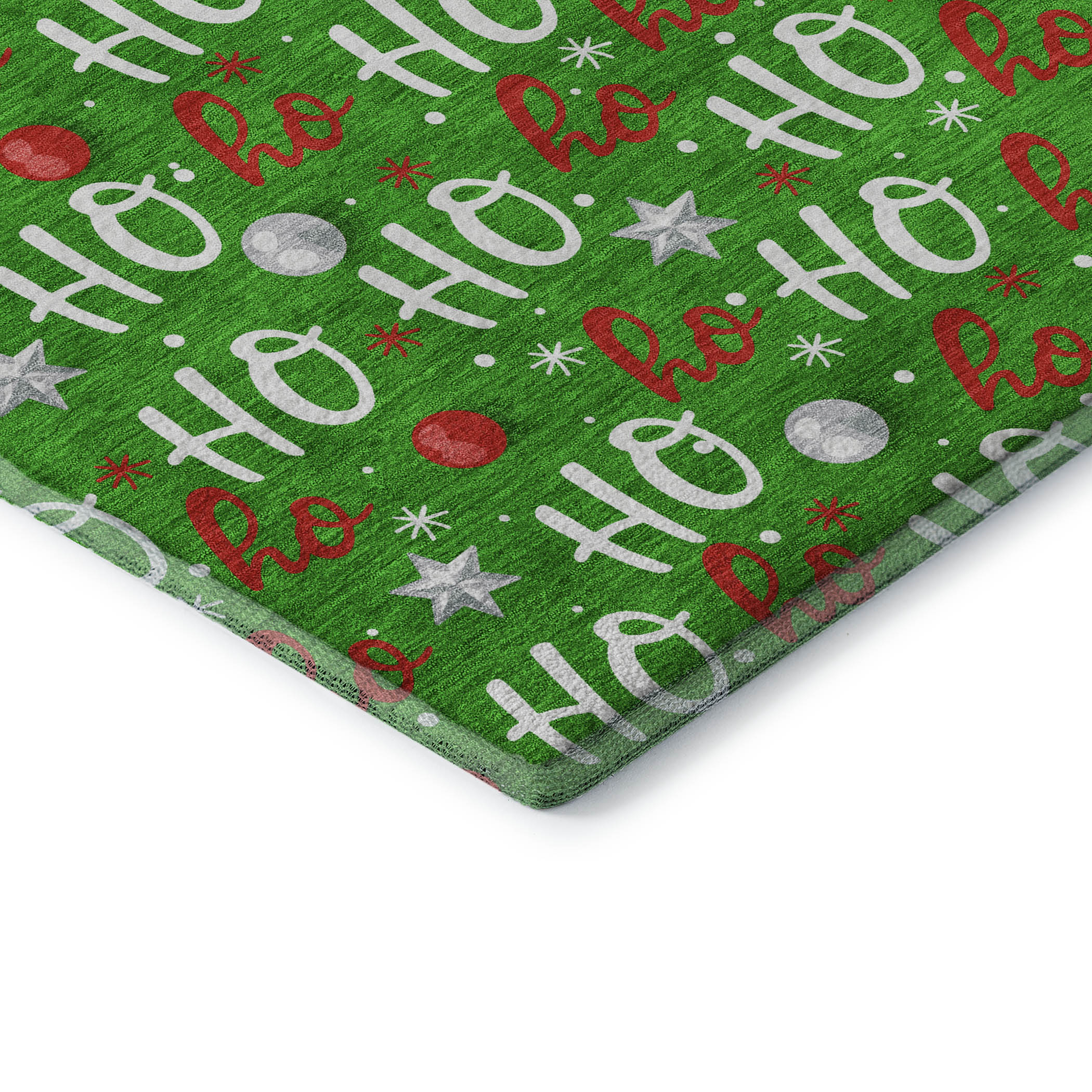 Hoi An Machine Washable Transitional Green Rug 1'8" x 2'6" #shape_Rectangle