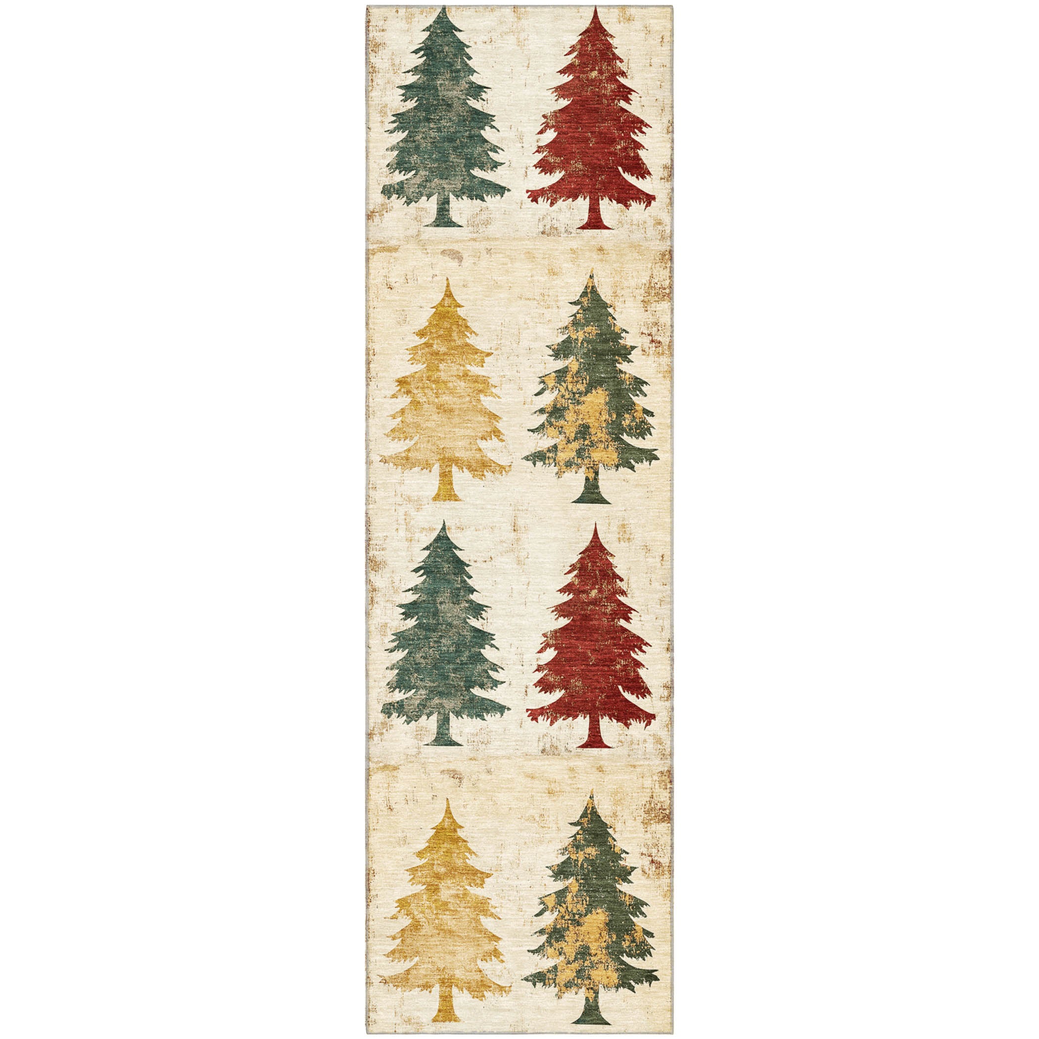 Seville Machine Washable Transitional Ivory Rug 2'3" x 7'6" #shape_Runner