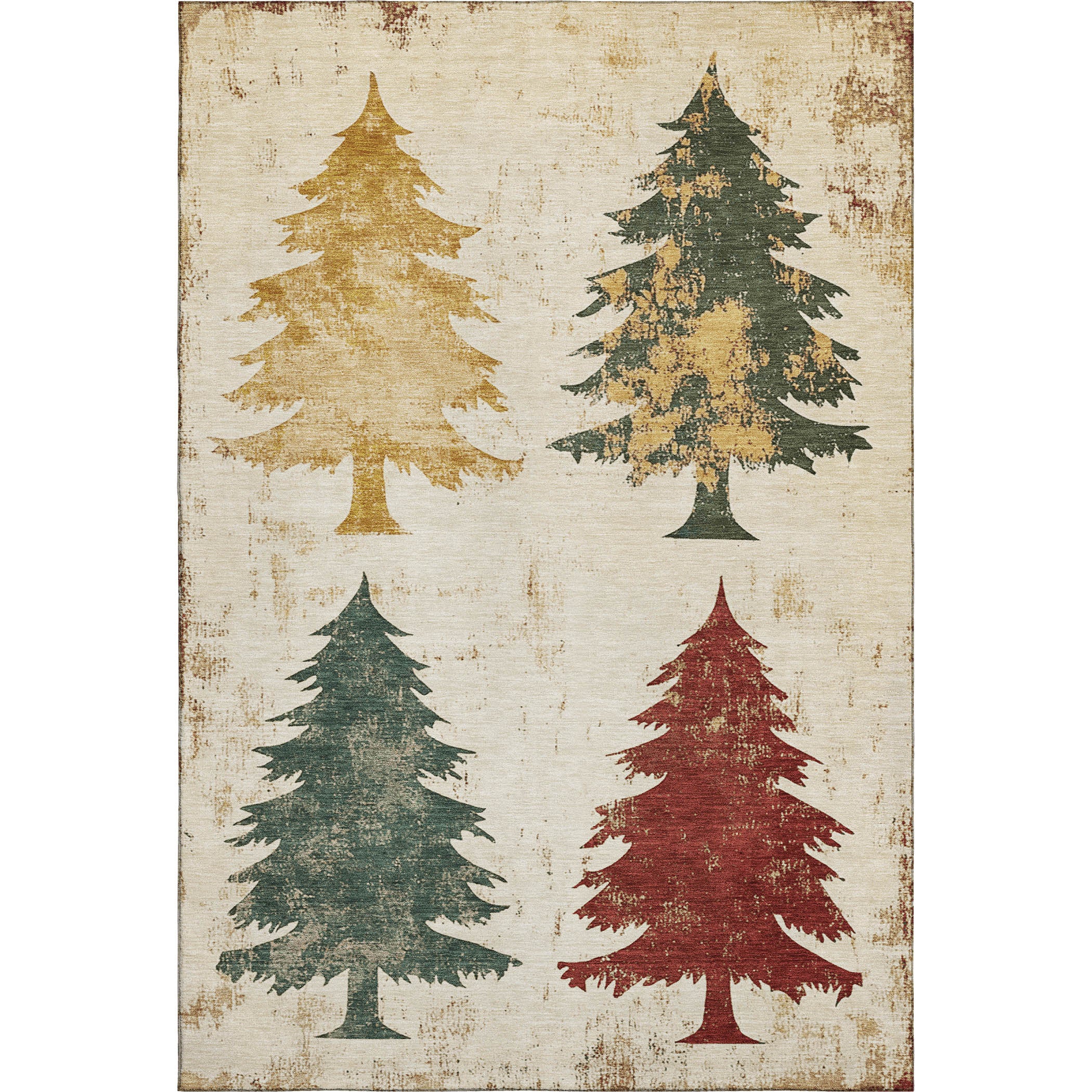 Seville Machine Washable Transitional Ivory Rug 2'6" x 3'10" #shape_Rectangle