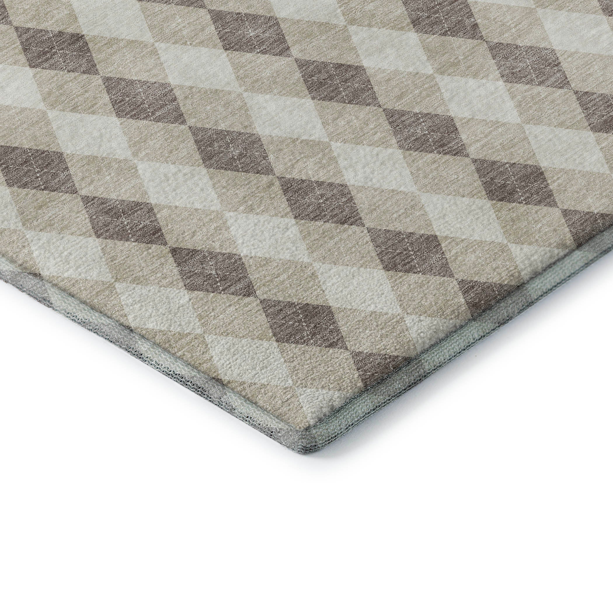 Sintra Machine Washable Transitional Beige Brown Rug 1'8" x 2'6" #shape_Rectangle