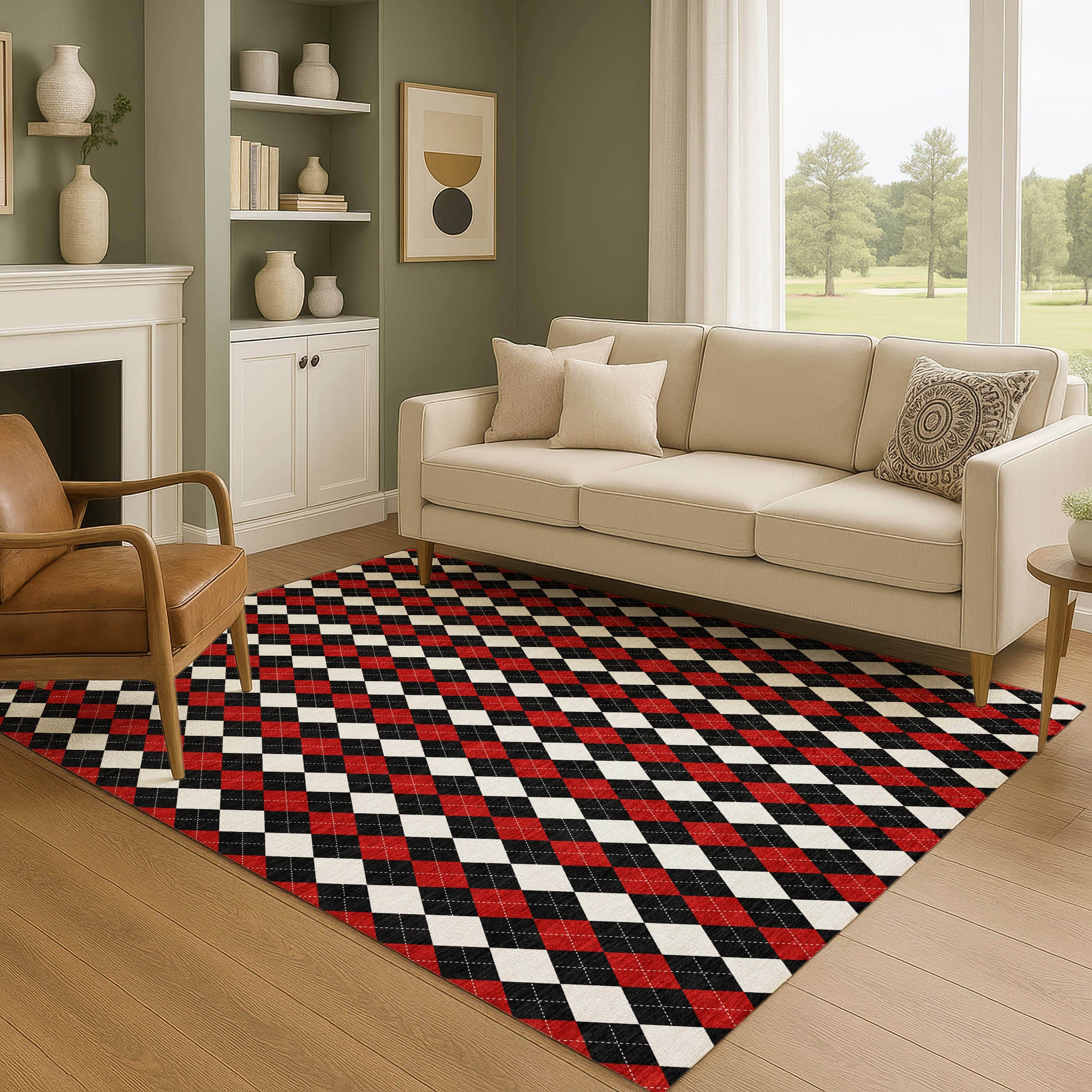 Sintra Machine Washable Transitional Black Rug 2'6" x 3'10" #shape_Rectangle