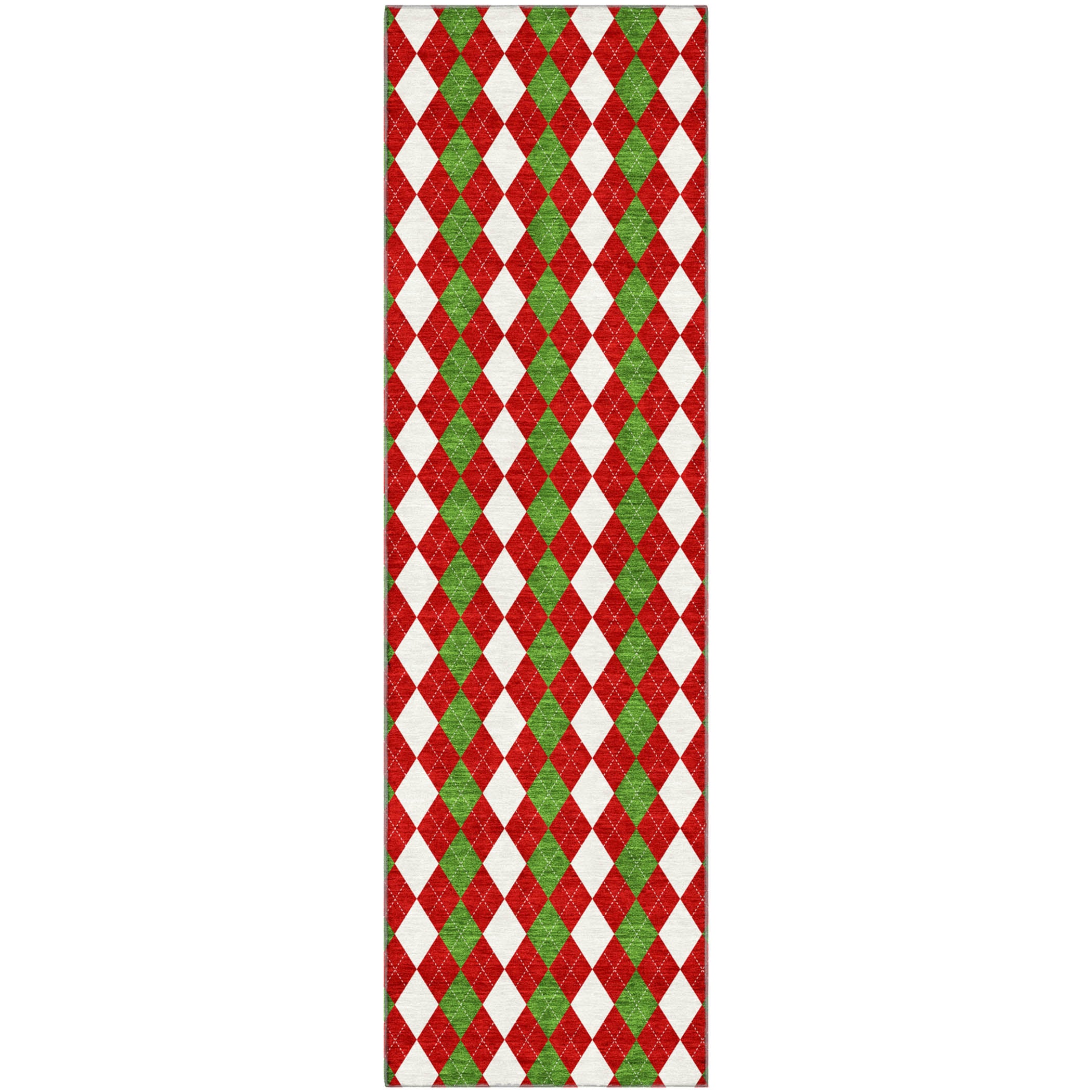 Sintra Machine Washable Transitional Red Rug 2'3" x 7'6" #shape_Runner