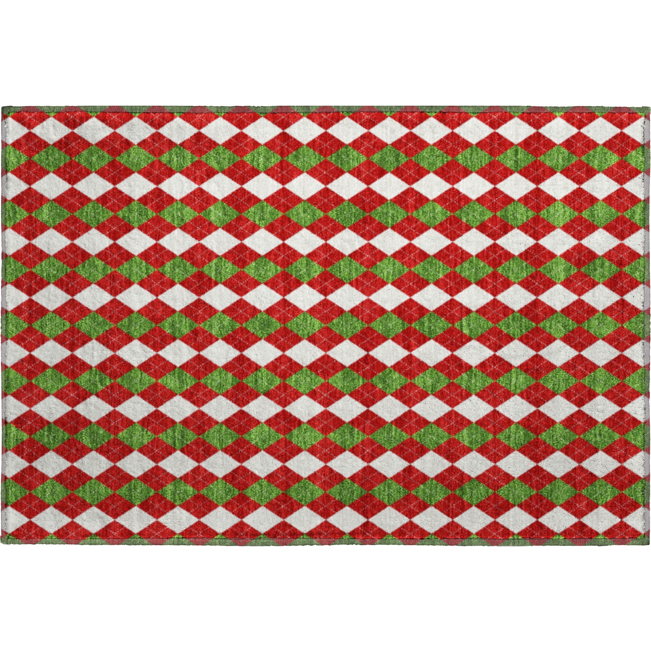Sintra Machine Washable Transitional Red Rug 1'8" x 2'6" #shape_Rectangle