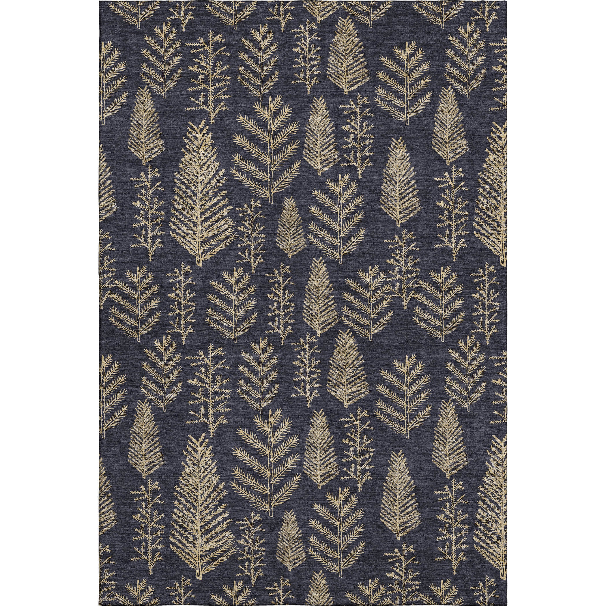 Lima Machine Washable Transitional Black Rug 2'6" x 3'10" #shape_Rectangle