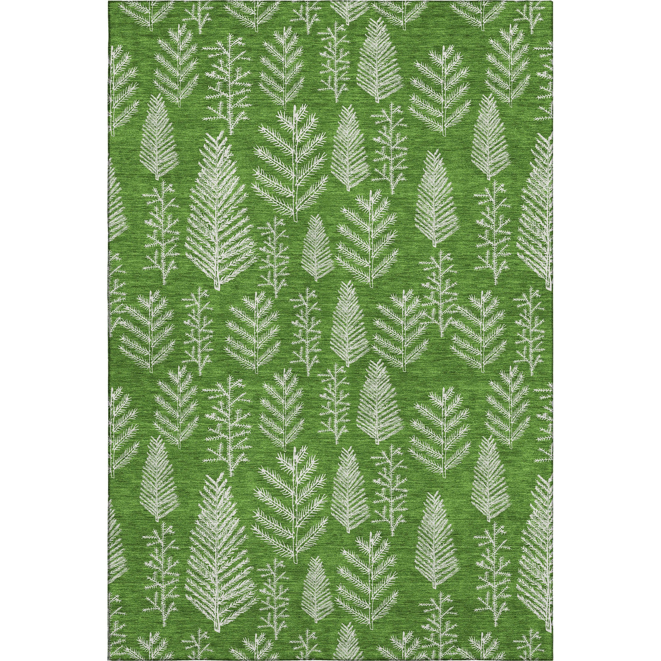 Lima Machine Washable Transitional Green Rug 2'6" x 3'10" #shape_Rectangle