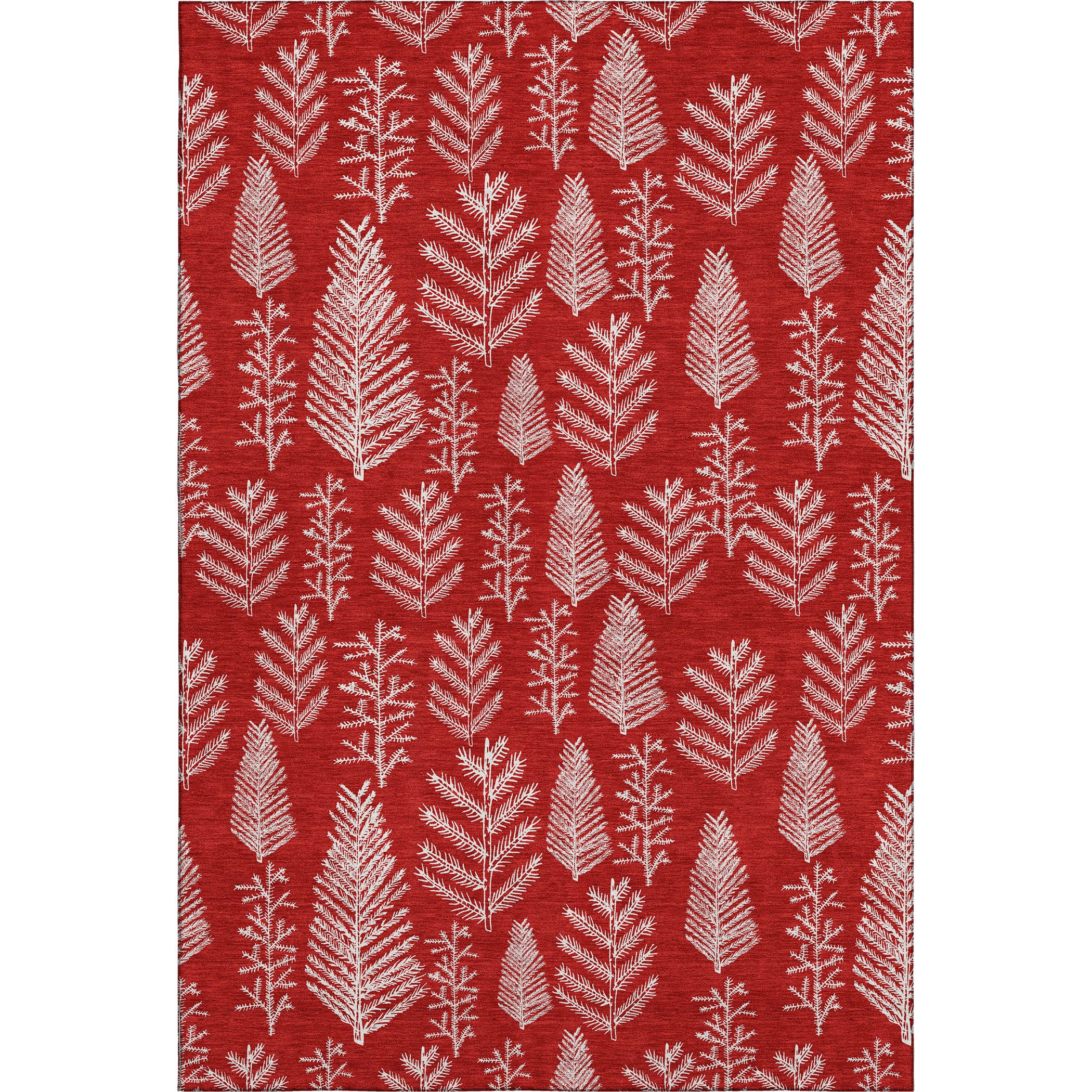 Lima Machine Washable Transitional Red Rug 2'6" x 3'10" #shape_Rectangle