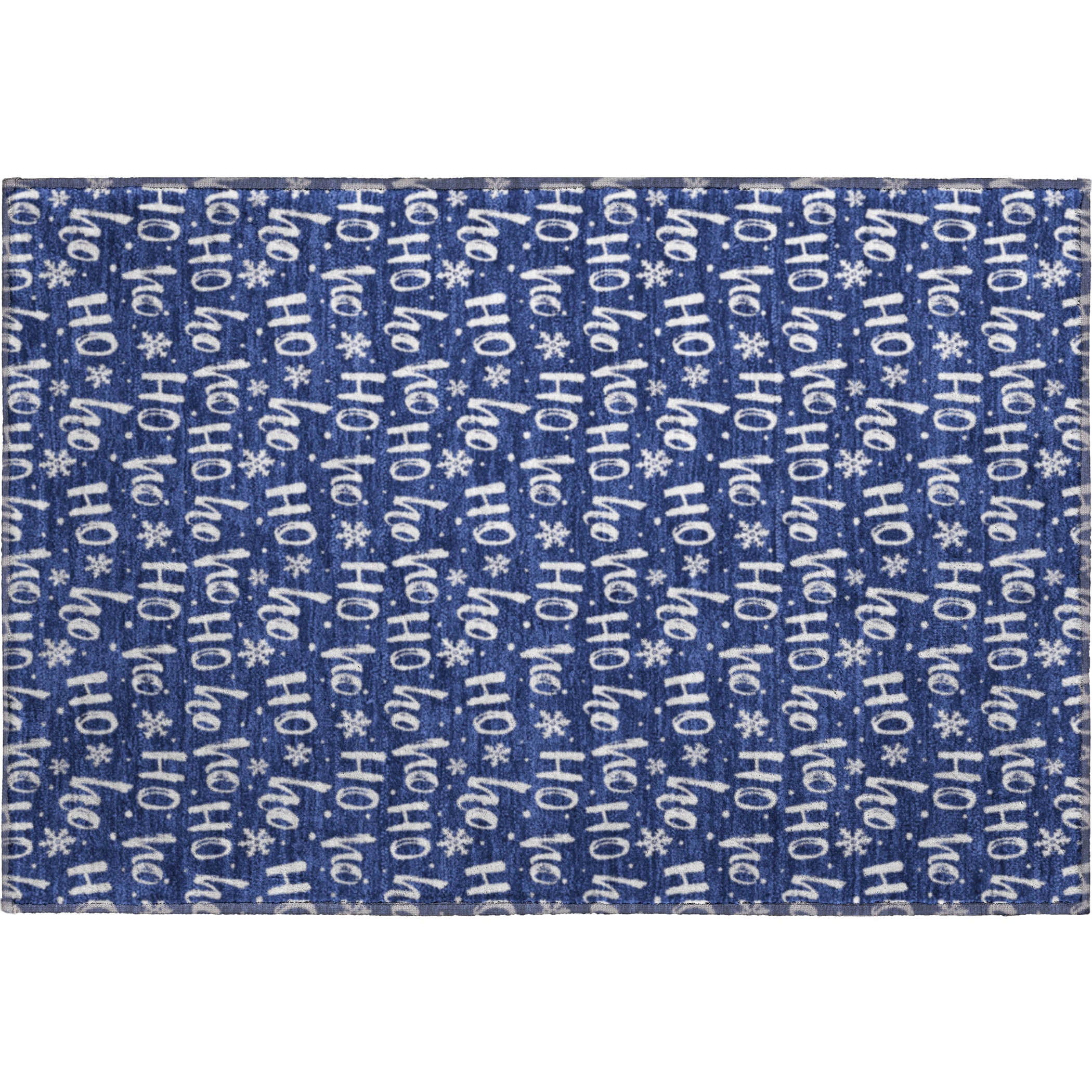 Queenstown Machine Washable Transitional Navy Blue Rug 1'8" x 2'6" #shape_Rectangle