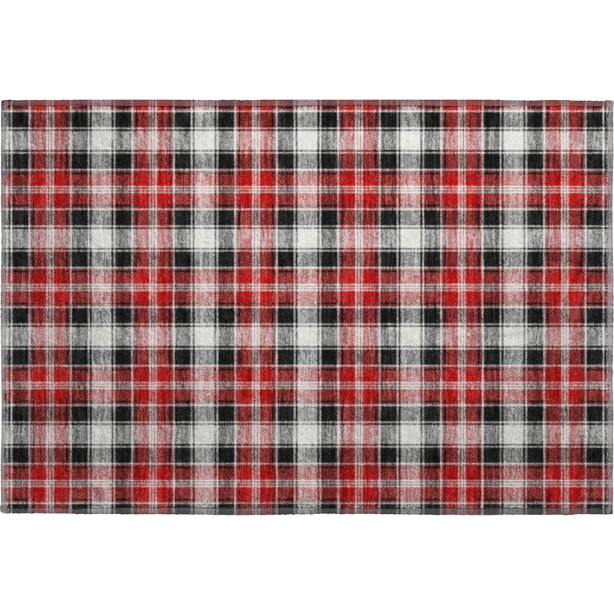 Bogota Machine Washable Transitional Black Rug 1'8" x 2'6" #shape_Rectangle