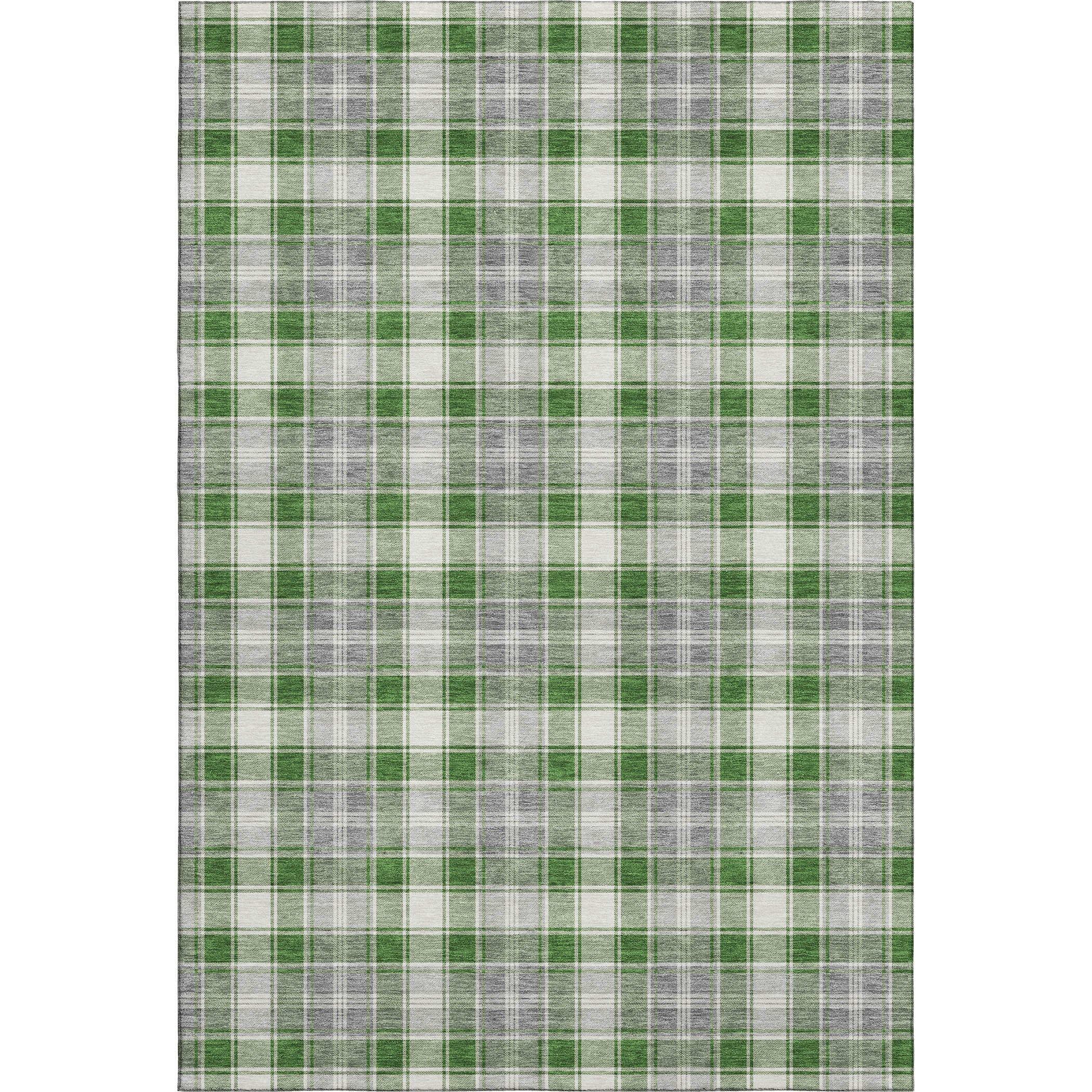 Bogota Machine Washable Transitional Green Rug 2'6" x 3'10" #shape_Rectangle