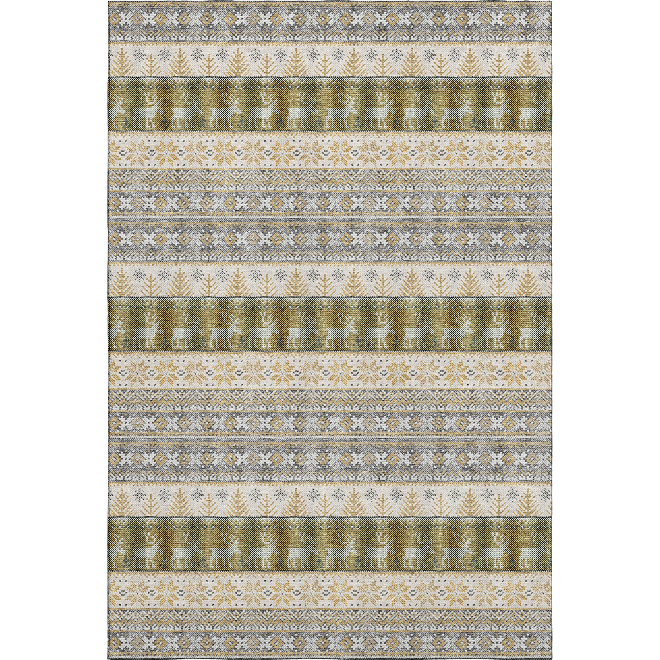 Budapest Machine Washable Transitional Gray Rug 2'6" x 3'10" #shape_Rectangle
