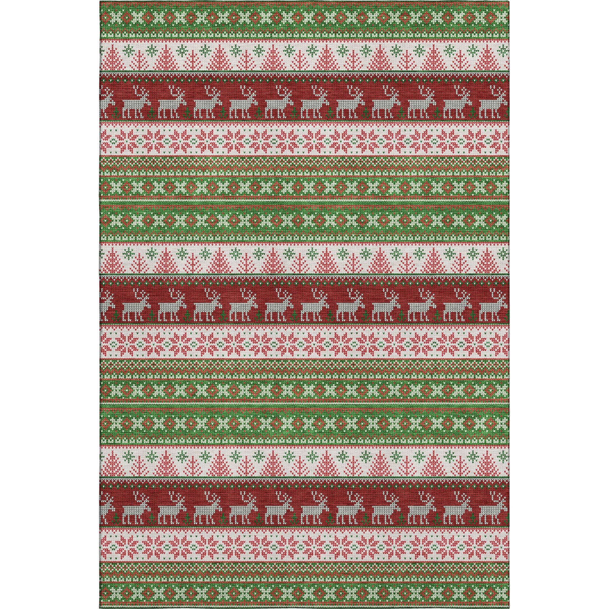 Budapest Machine Washable Transitional Green Rug 2'6" x 3'10" #shape_Rectangle