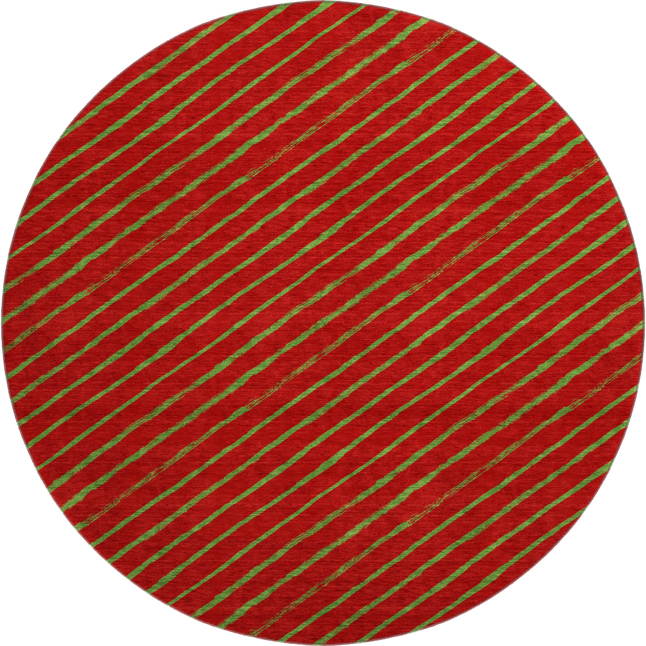 Reykjavik Machine Washable Transitional Merlot Red Rug 8' x 8' #shape_Round