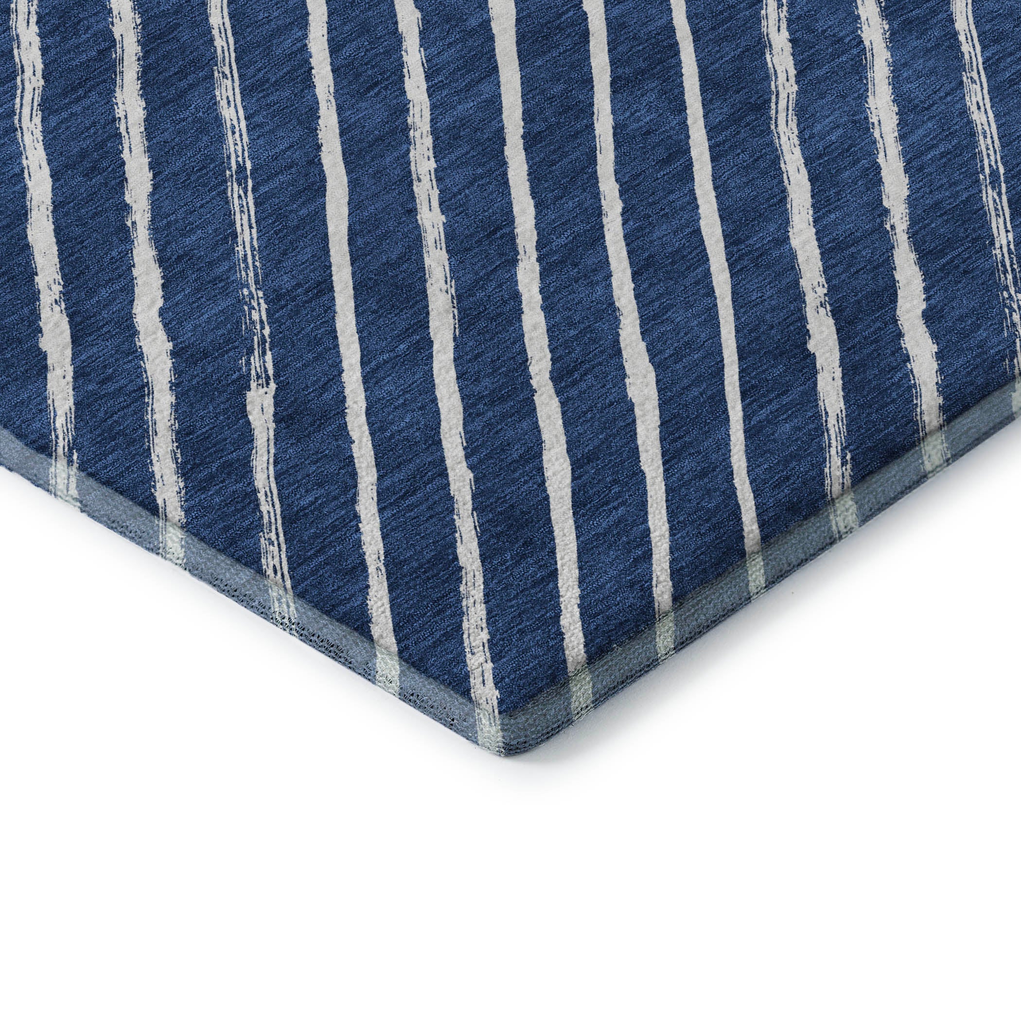 Reykjavik Machine Washable Transitional Navy Blue Rug 1'8" x 2'6" #shape_Rectangle