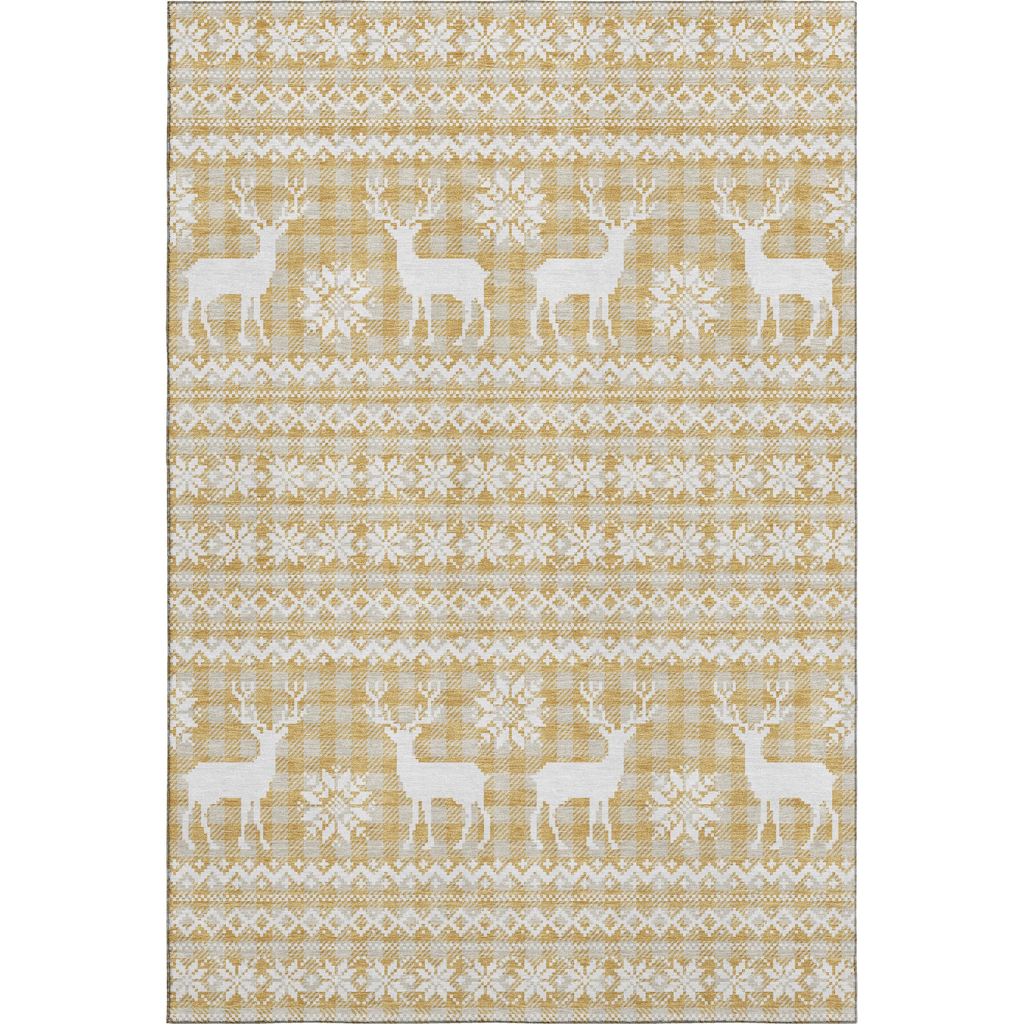 Baku Machine Washable Transitional Gold Rug 2'6" x 3'10" #shape_Rectangle