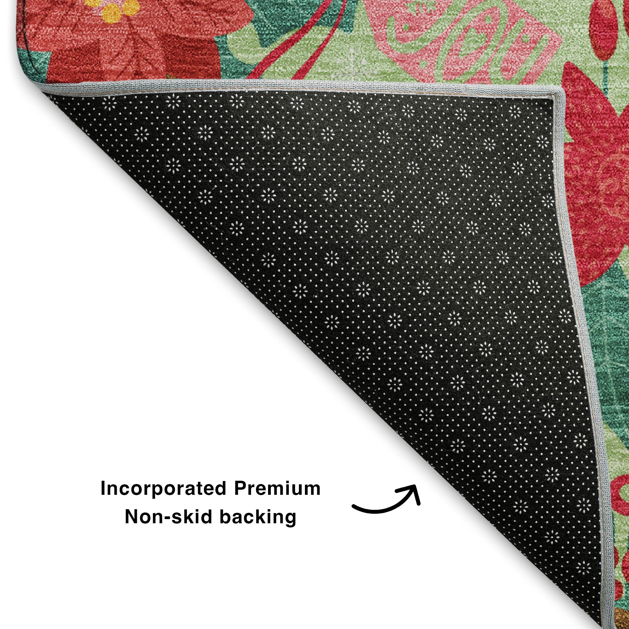 Mostar Machine Washable Transitional Aloe Green Rug 1'8" x 2'6" #shape_Rectangle