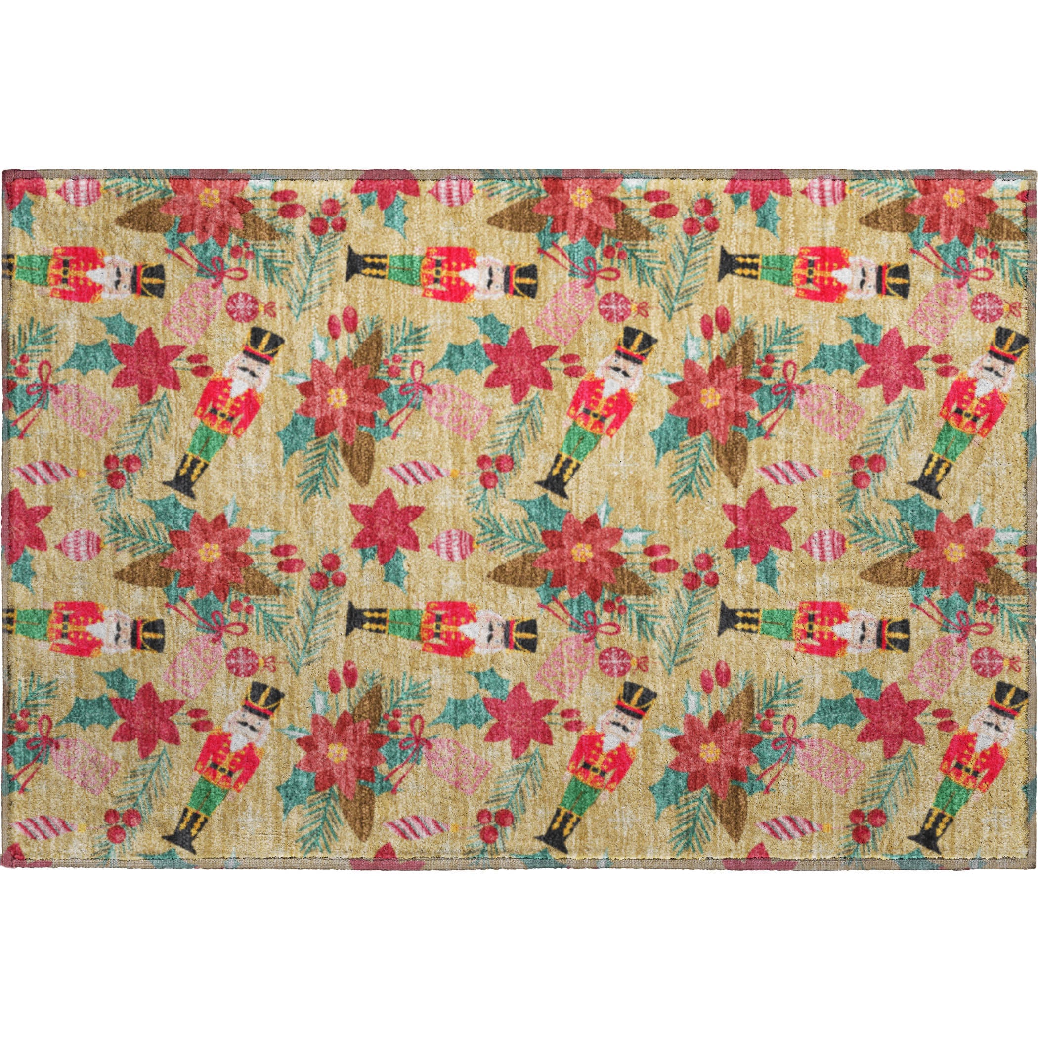 Mostar Machine Washable Transitional Gold Rug 1'8" x 2'6" #shape_Rectangle