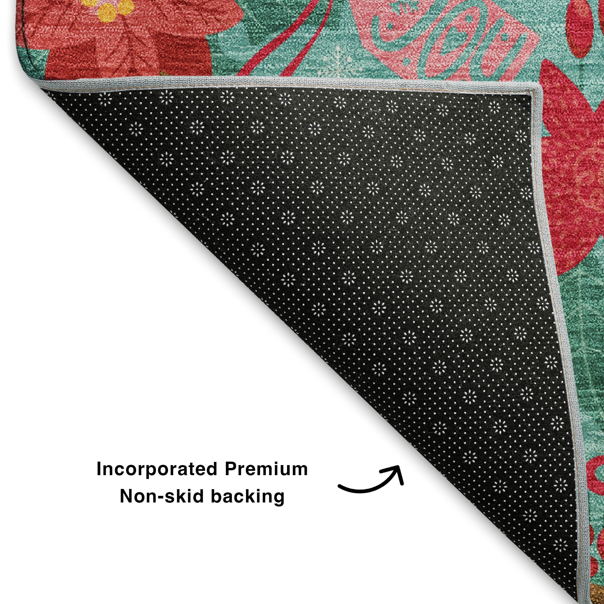 Mostar Machine Washable Transitional Teal Rug 1'8" x 2'6" #shape_Rectangle