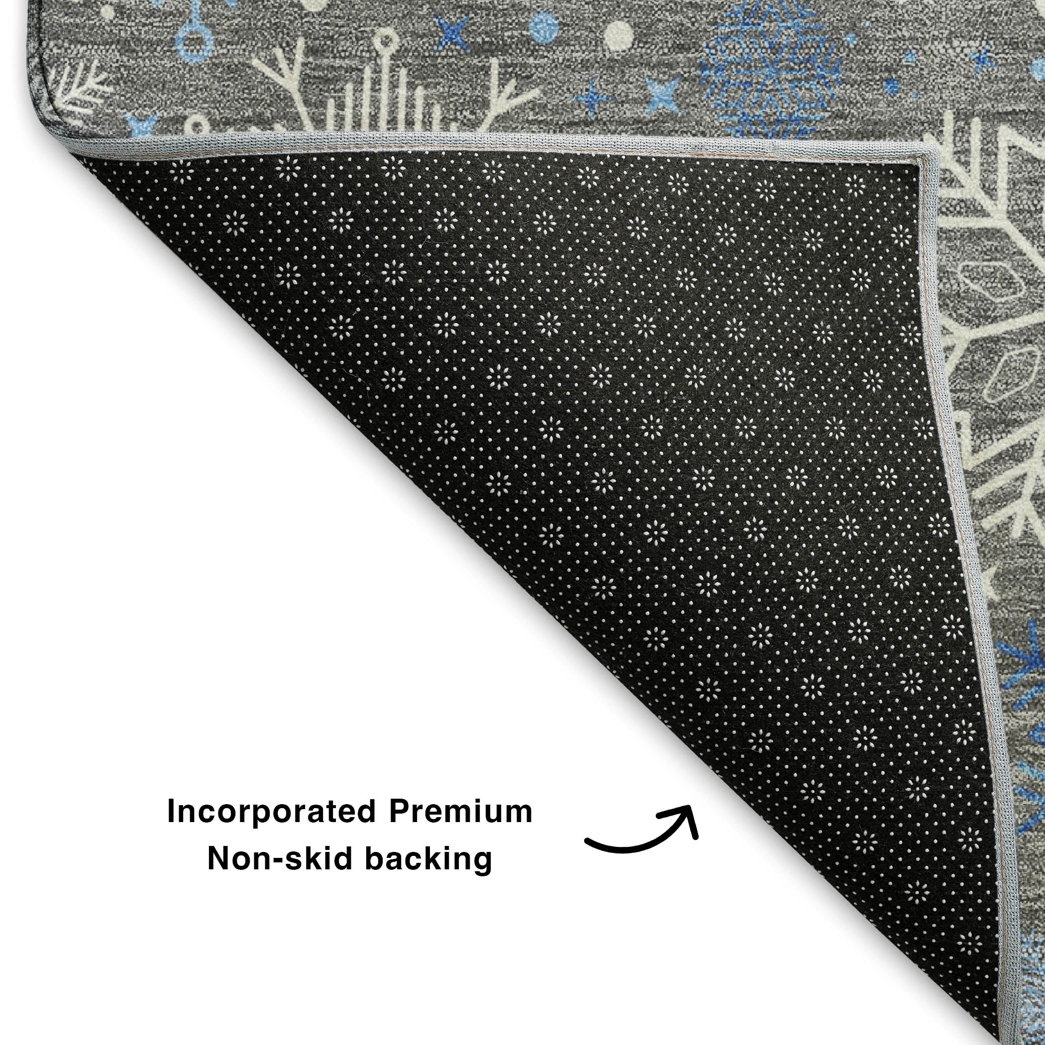 Reykjavik Machine Washable Transitional Gray Rug 1'8" x 2'6" #shape_Rectangle