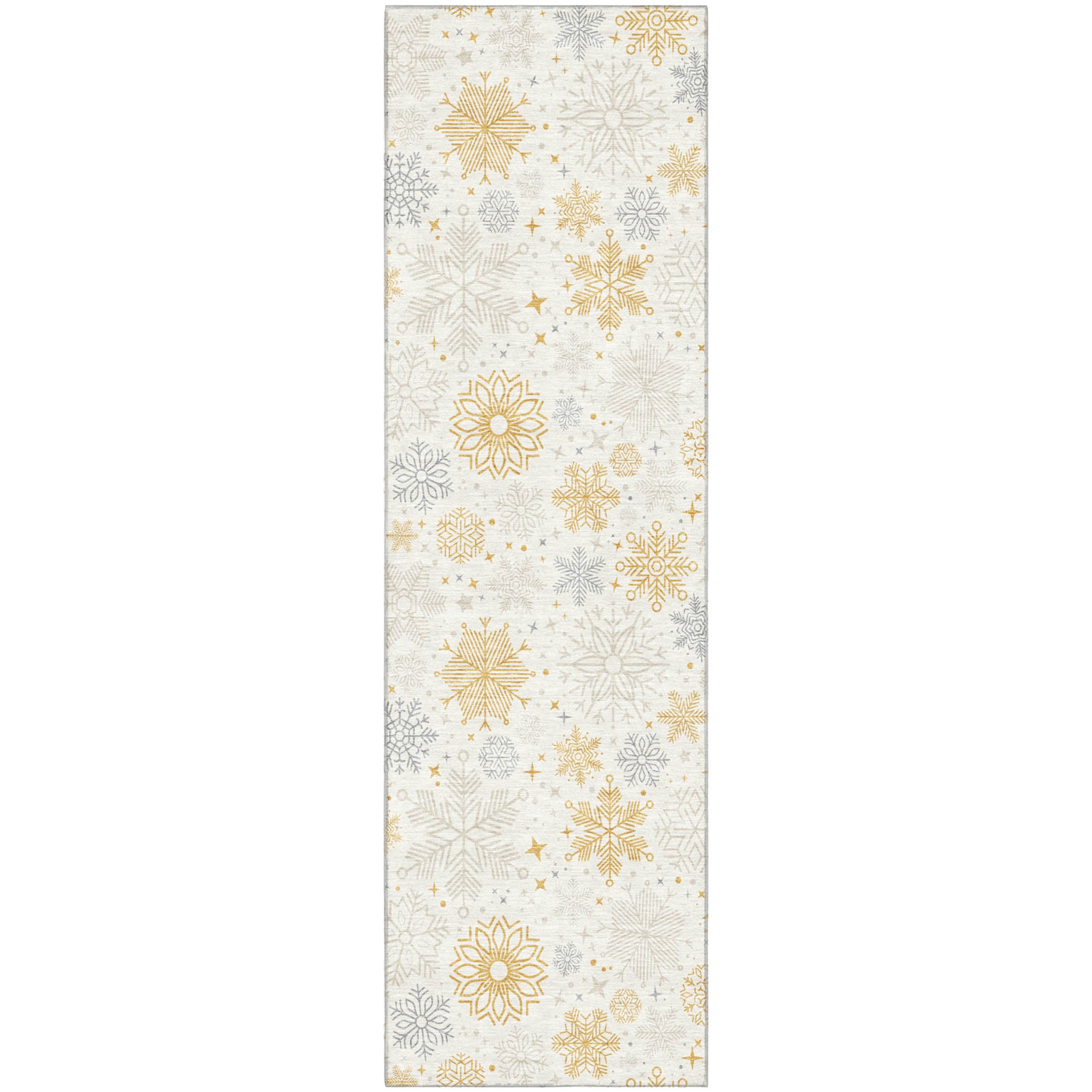 Reykjavik Machine Washable Transitional Ivory Rug 2'3" x 7'6" #shape_Runner