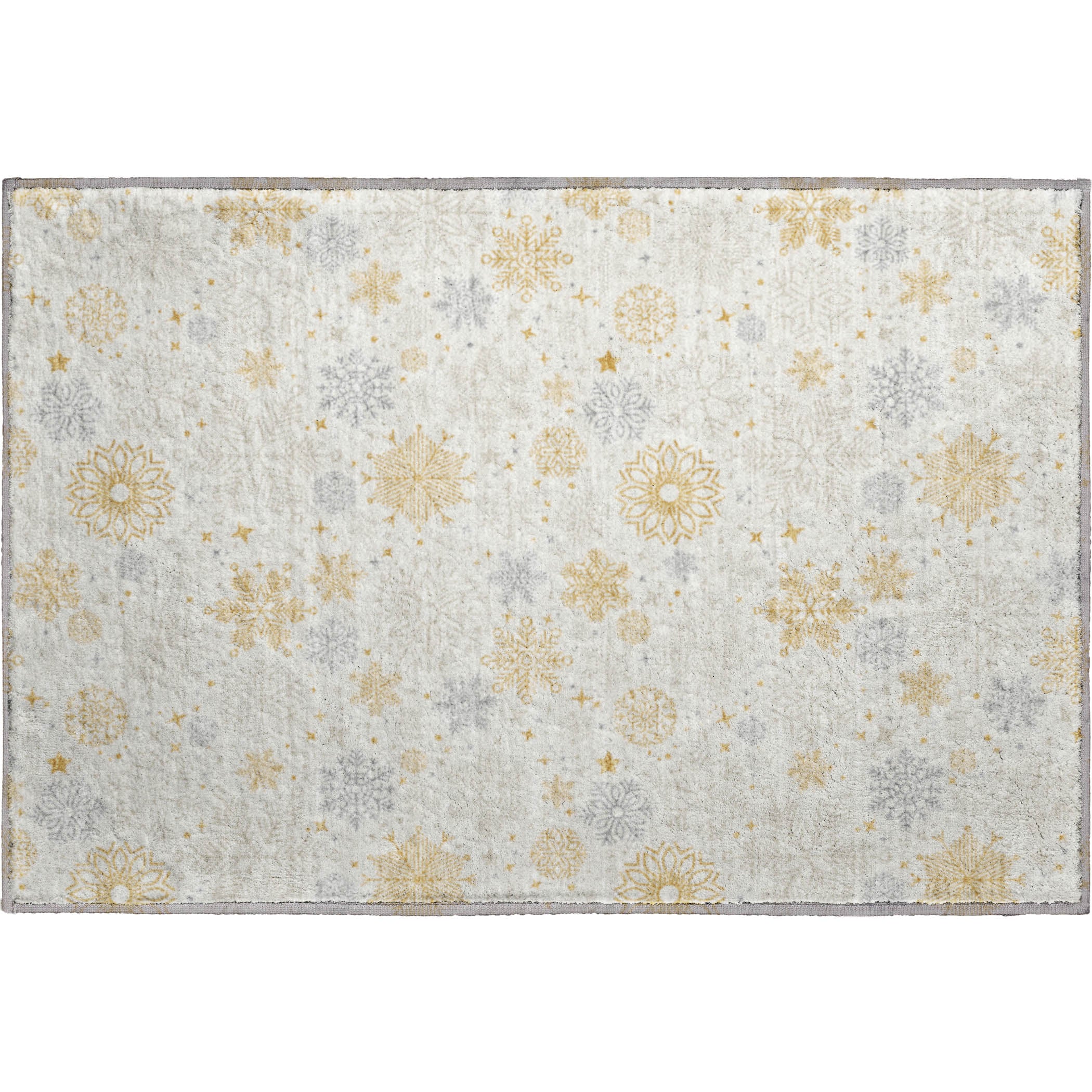 Reykjavik Machine Washable Transitional Ivory Rug 1'8" x 2'6" #shape_Rectangle