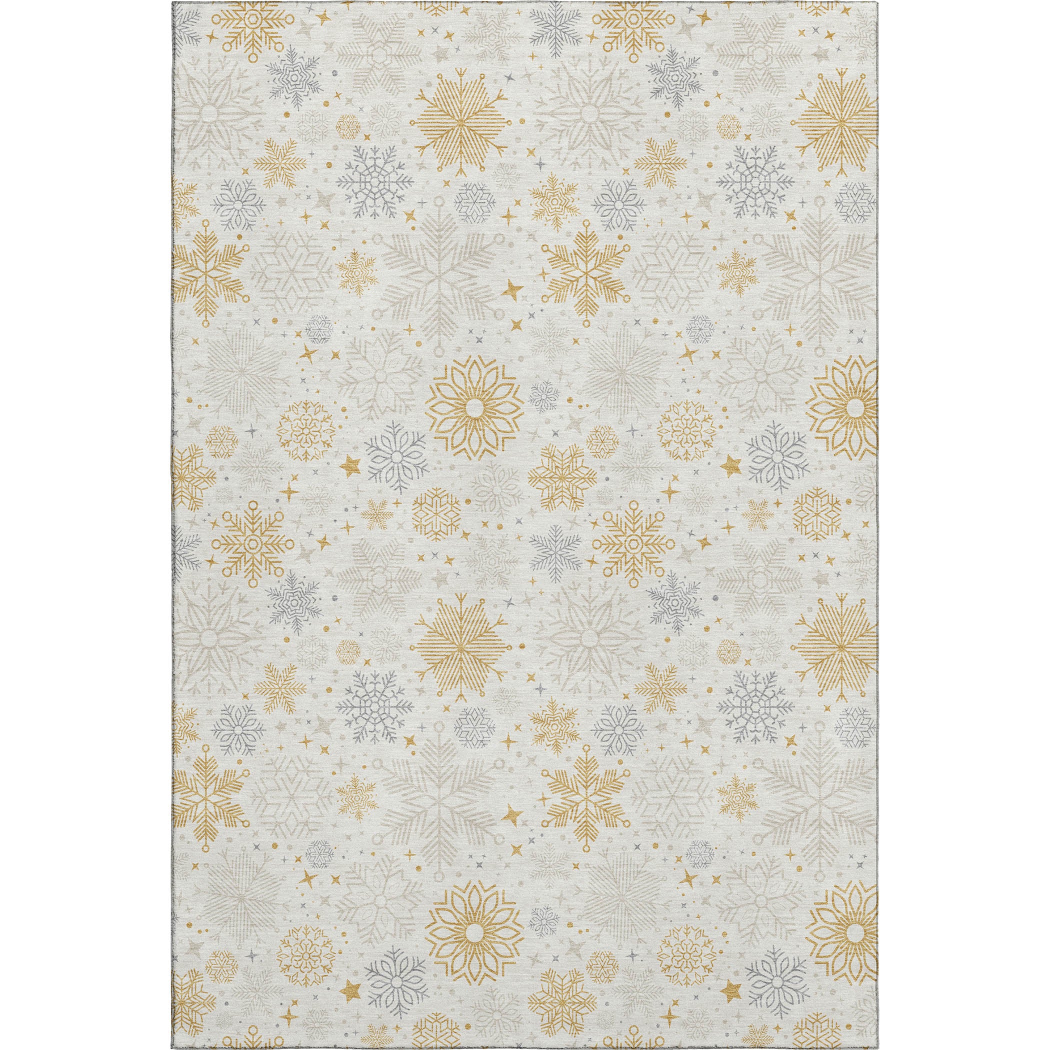 Reykjavik Machine Washable Transitional Ivory Rug 2'6" x 3'10" #shape_Rectangle