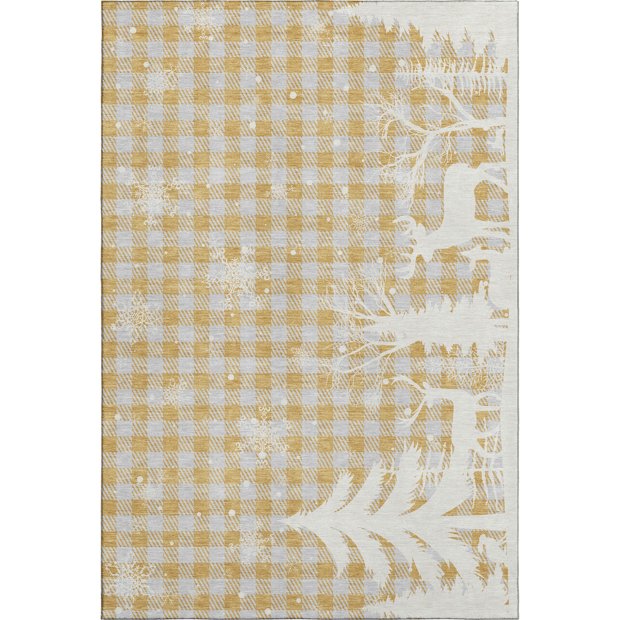 Budapest Machine Washable Transitional Gold Rug 2'6" x 3'10" #shape_Rectangle