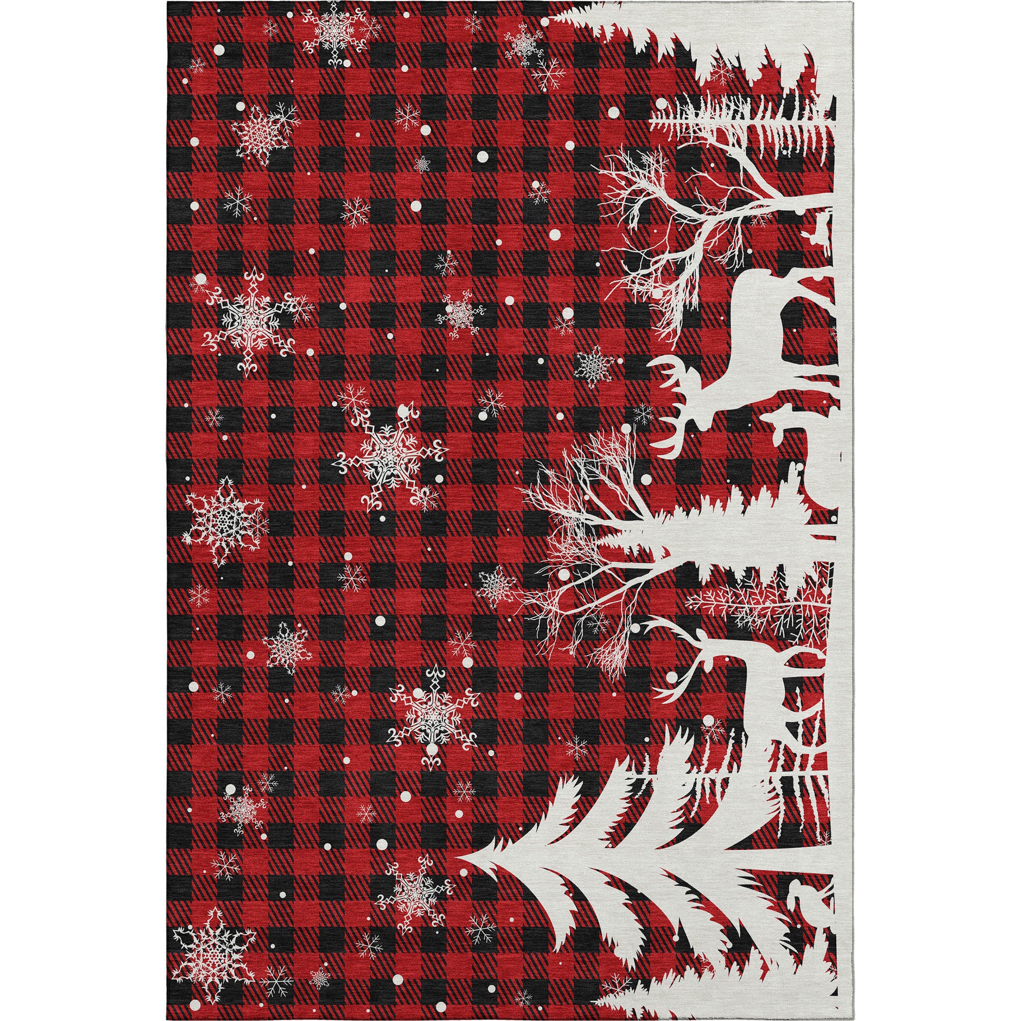Budapest Machine Washable Transitional Red Rug 2'6" x 3'10" #shape_Rectangle
