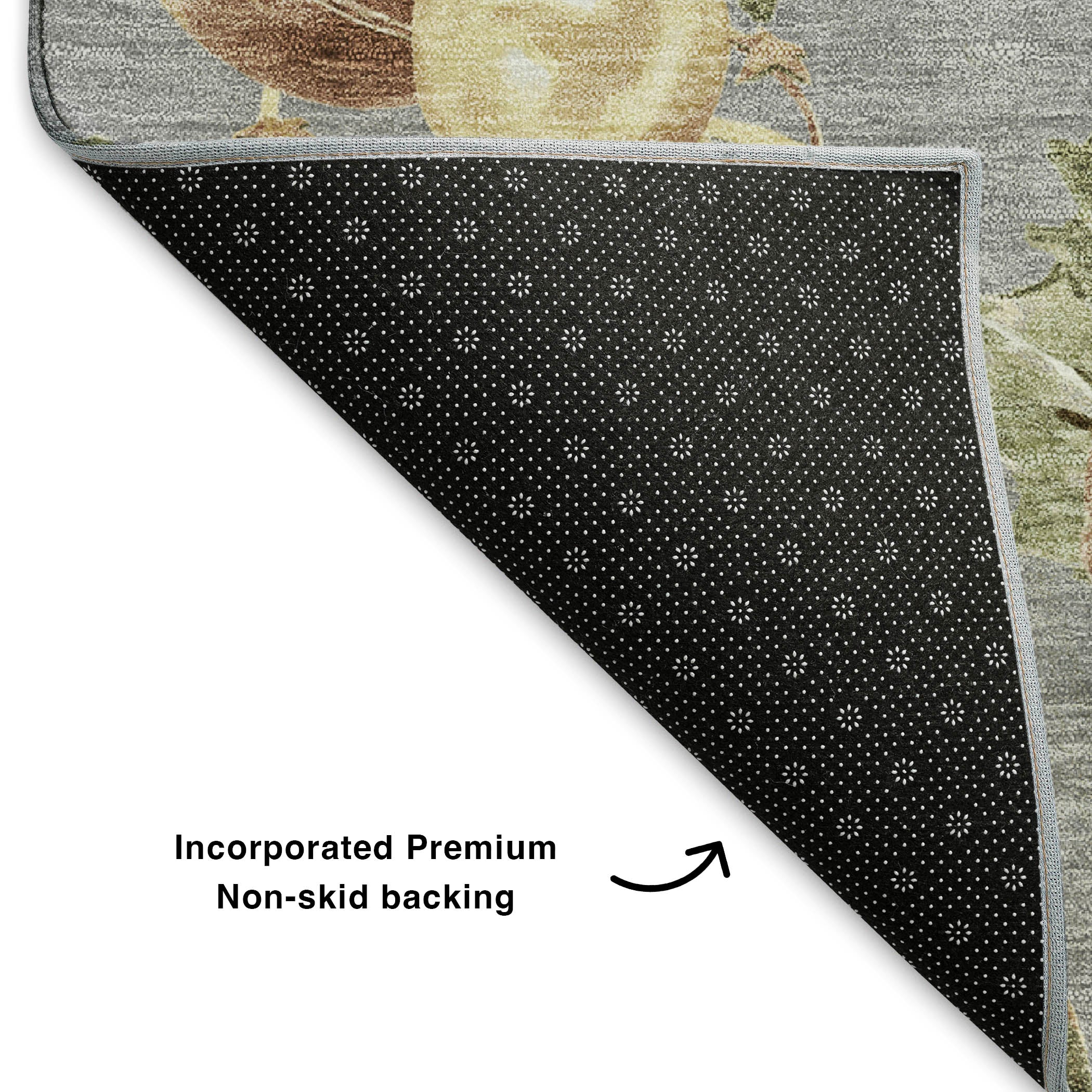 Athens Machine Washable Transitional Gray Rug 1'8" x 2'6" #shape_Rectangle
