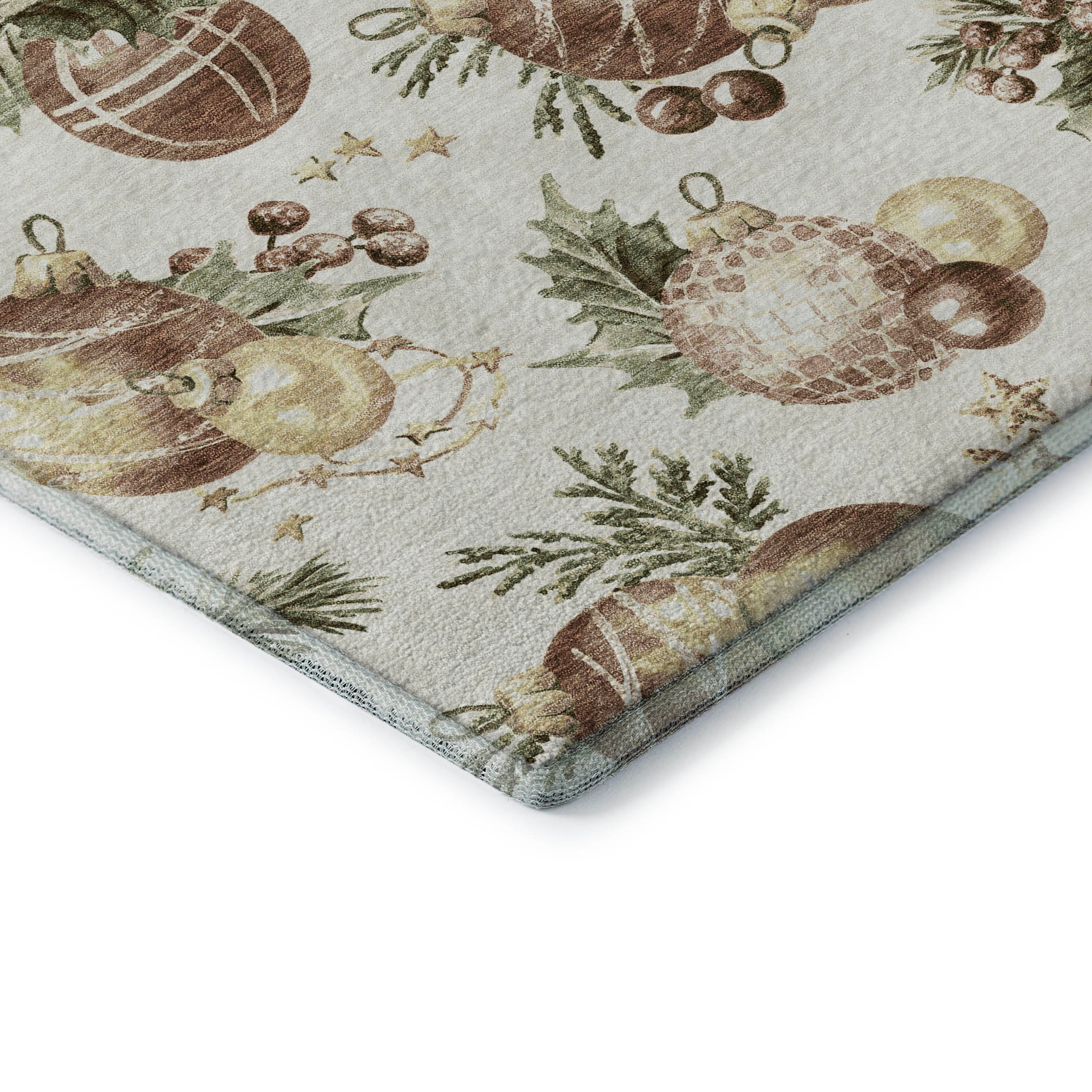 Athens Machine Washable Transitional Ivory Rug 1'8" x 2'6" #shape_Rectangle