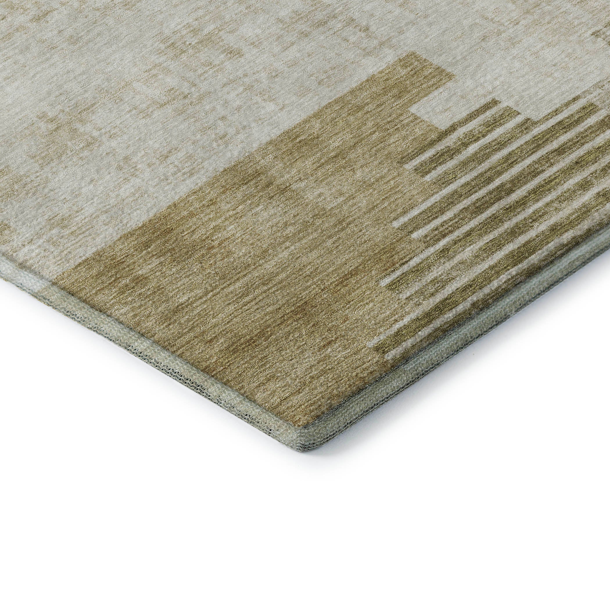 Havana Machine Washable Transitional Beige Brown Rug 1'8" x 2'6" #shape_Rectangle
