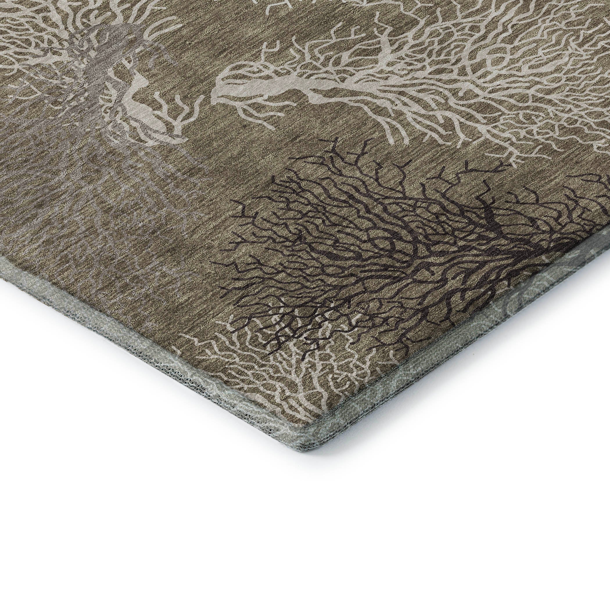 Reykjavik Machine Washable Coastal Latte Taupe Rug 1'8" x 2'6" #shape_Rectangle