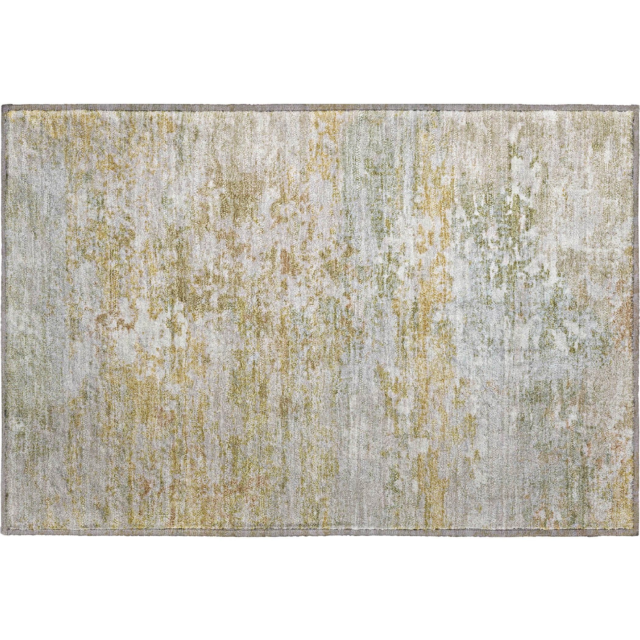 Tbilisi Machine Washable Transitional Sage Green Rug 1'8" x 2'6" #shape_Rectangle