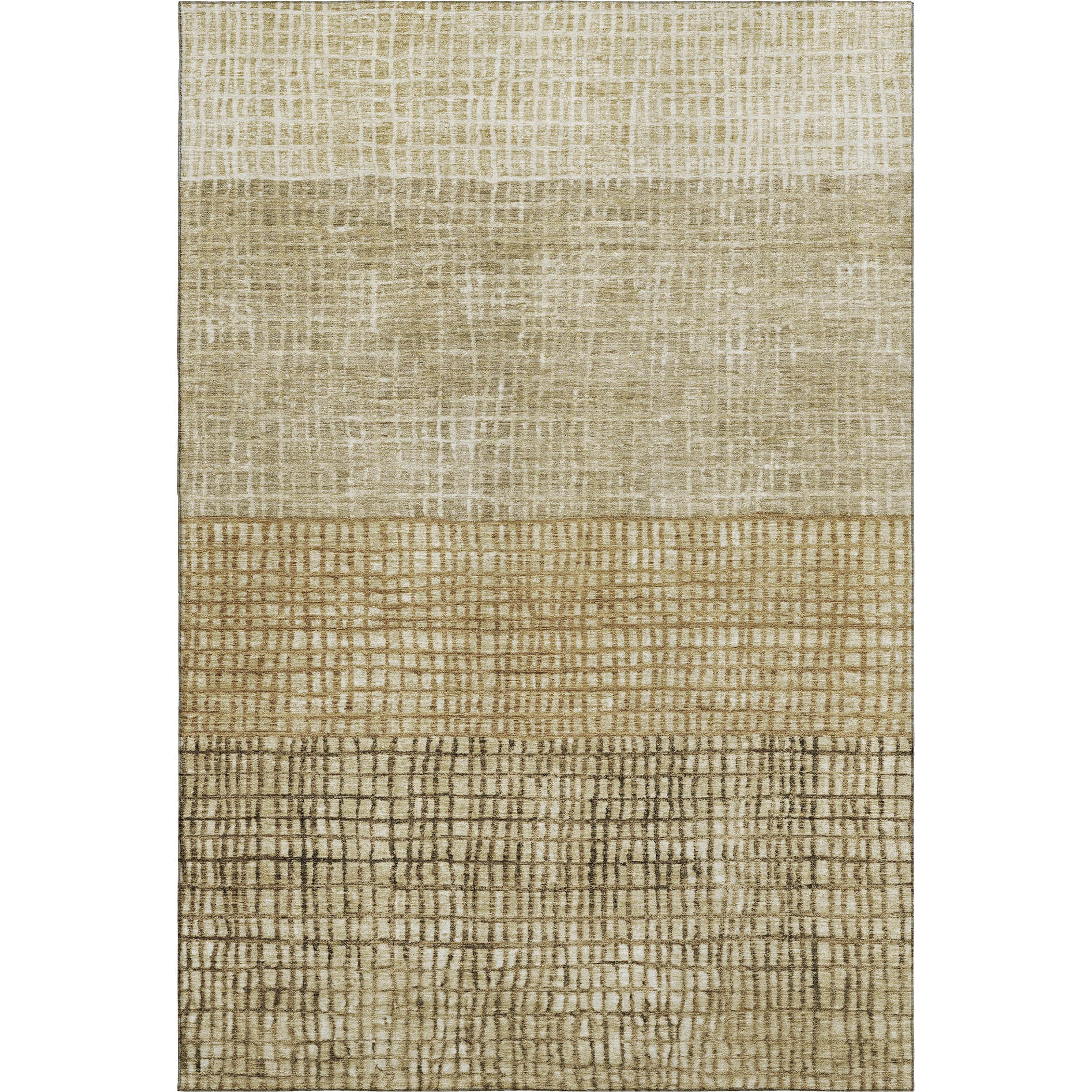 Seville Machine Washable Transitional Brown Rug 2'6" x 3'10" #shape_Rectangle