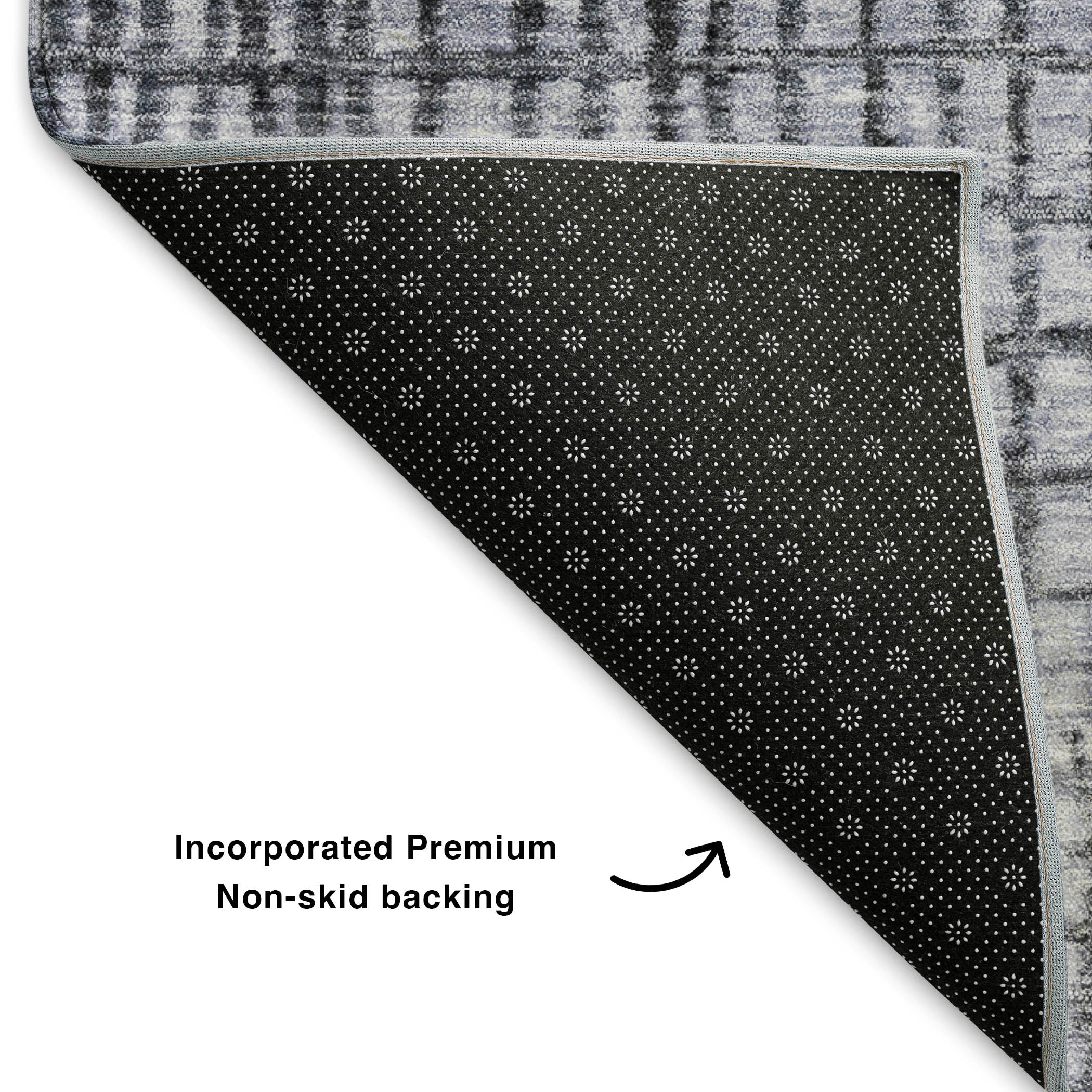 Seville Machine Washable Transitional Denim Blue Rug 1'8" x 2'6" #shape_Rectangle