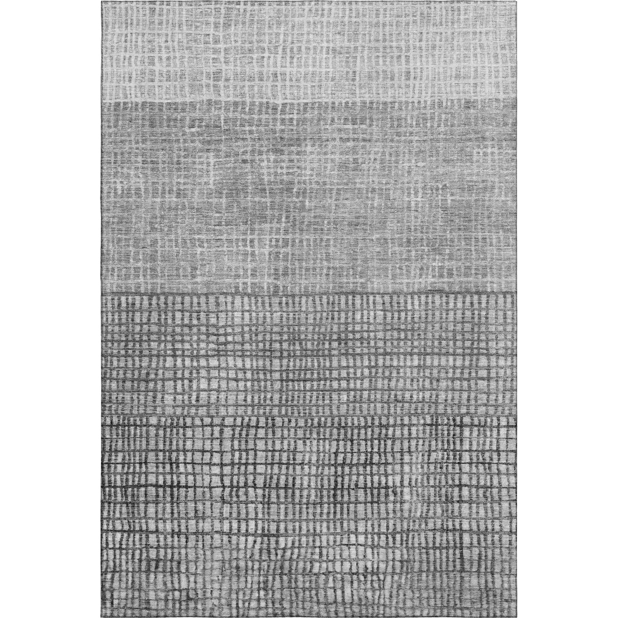 Seville Machine Washable Transitional Gray Rug 2'6" x 3'10" #shape_Rectangle