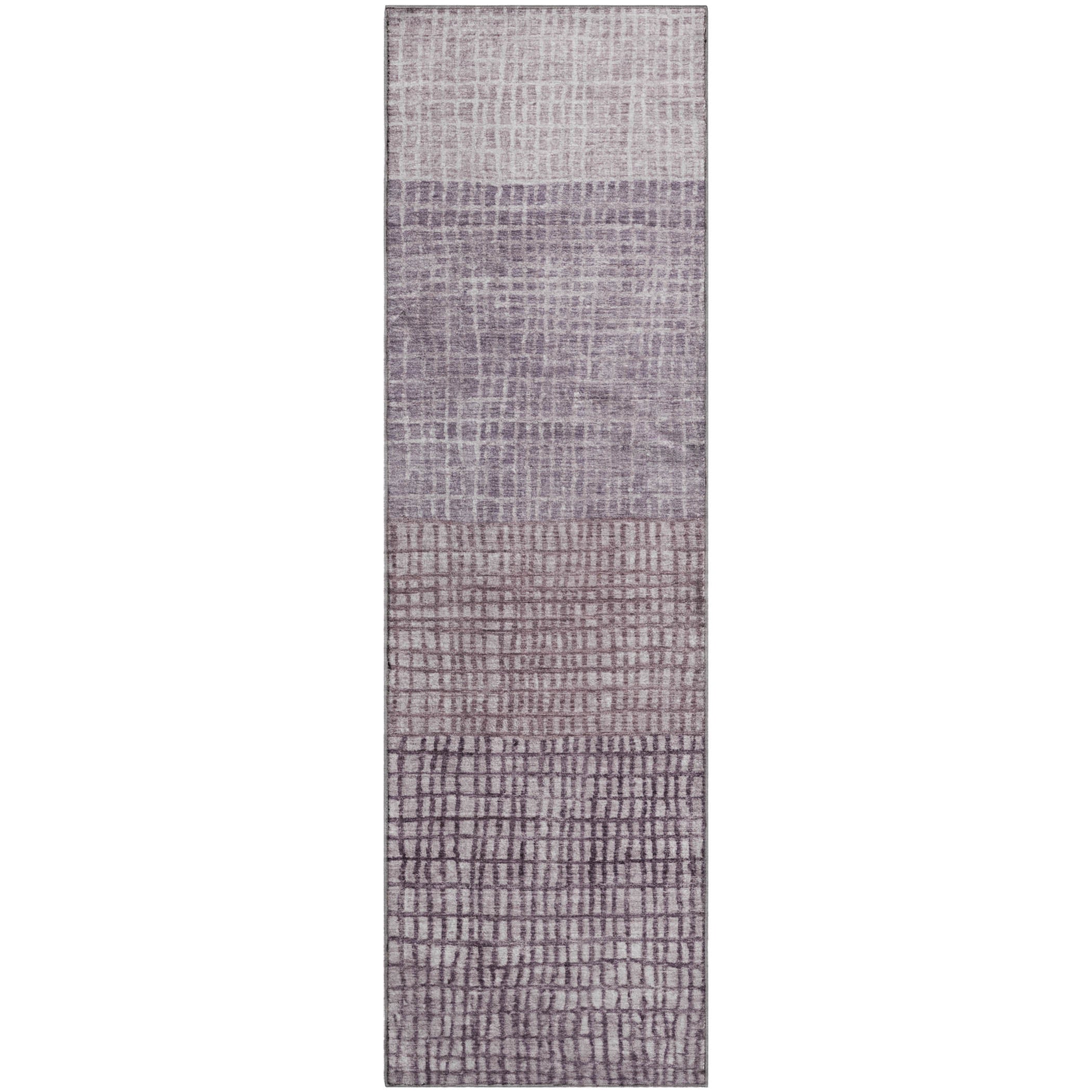 Seville Machine Washable Transitional Purple Rug 2'3" x 7'6" #shape_Runner