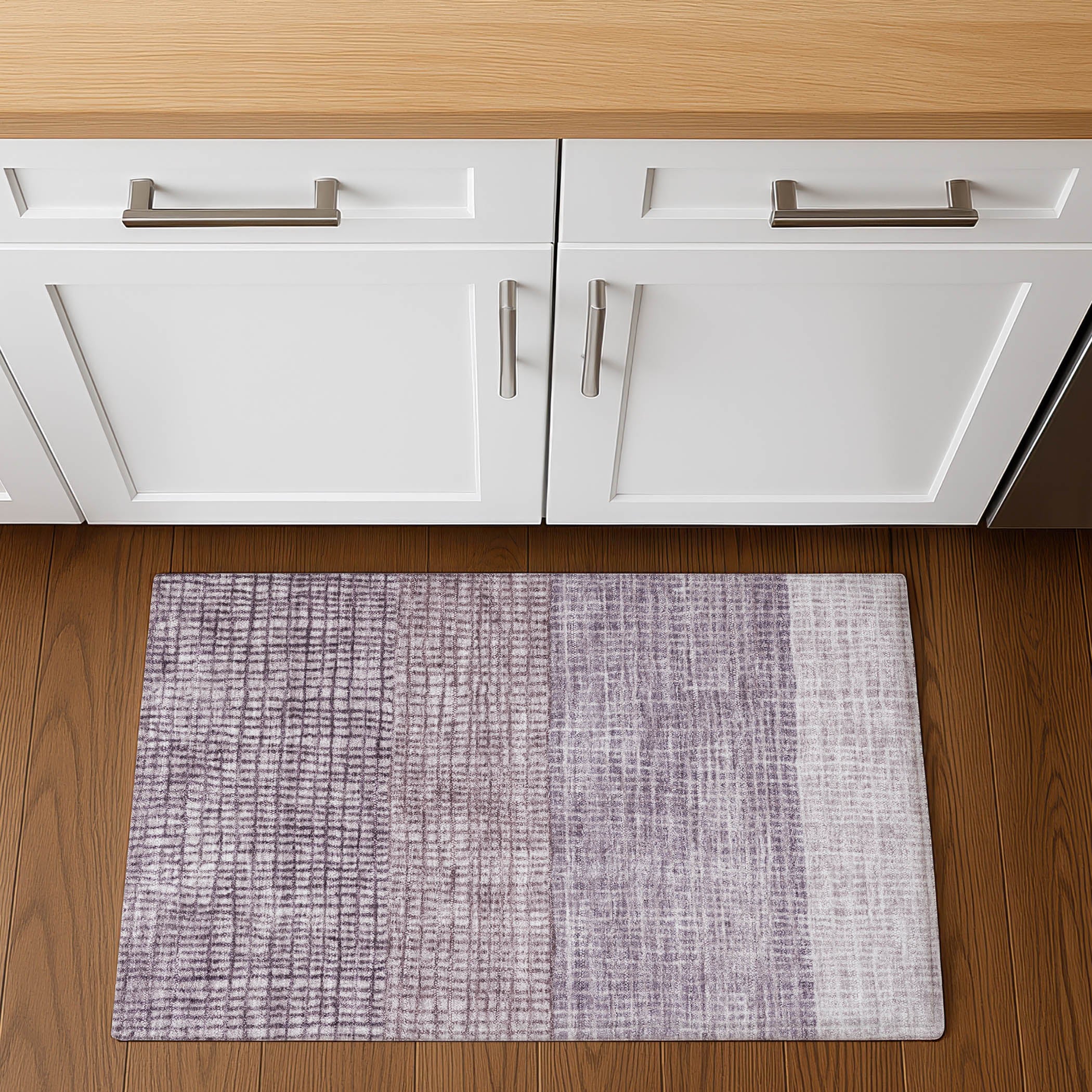 Seville Machine Washable Transitional Purple Rug 1'8" x 2'6" #shape_Rectangle