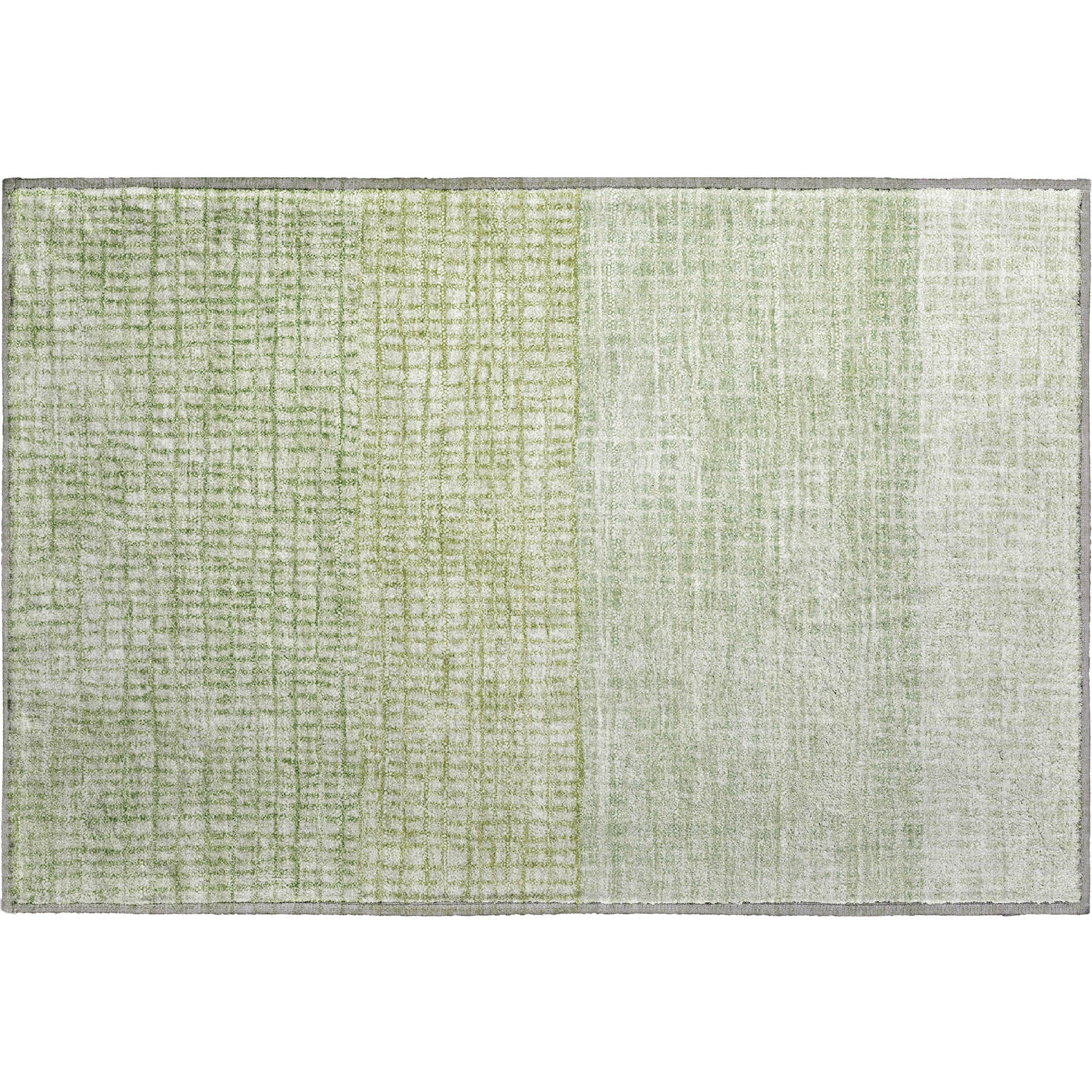 Seville Machine Washable Transitional Sage Green Rug 1'8" x 2'6" #shape_Rectangle