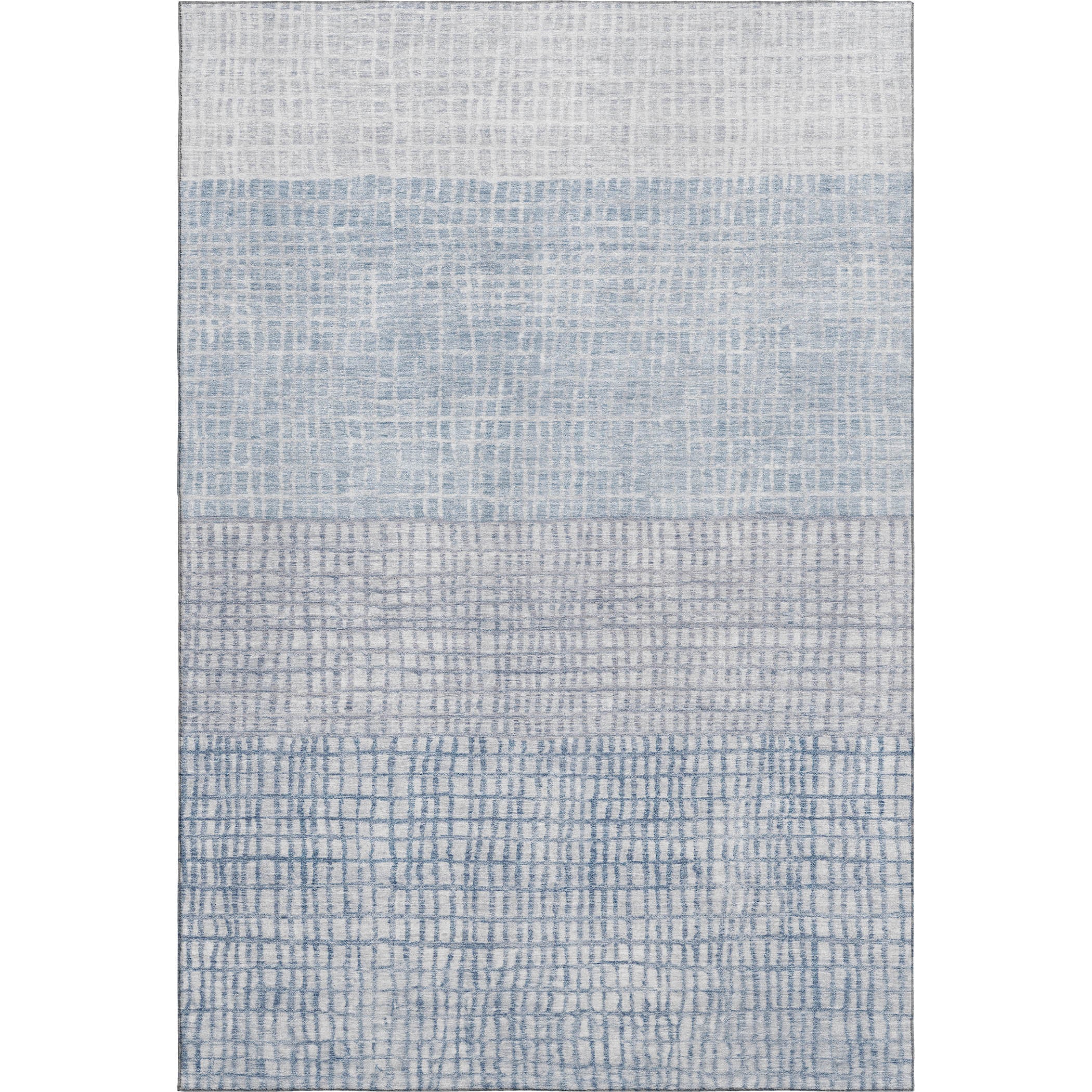Seville Machine Washable Transitional Sky Blue Rug 2'6" x 3'10" #shape_Rectangle