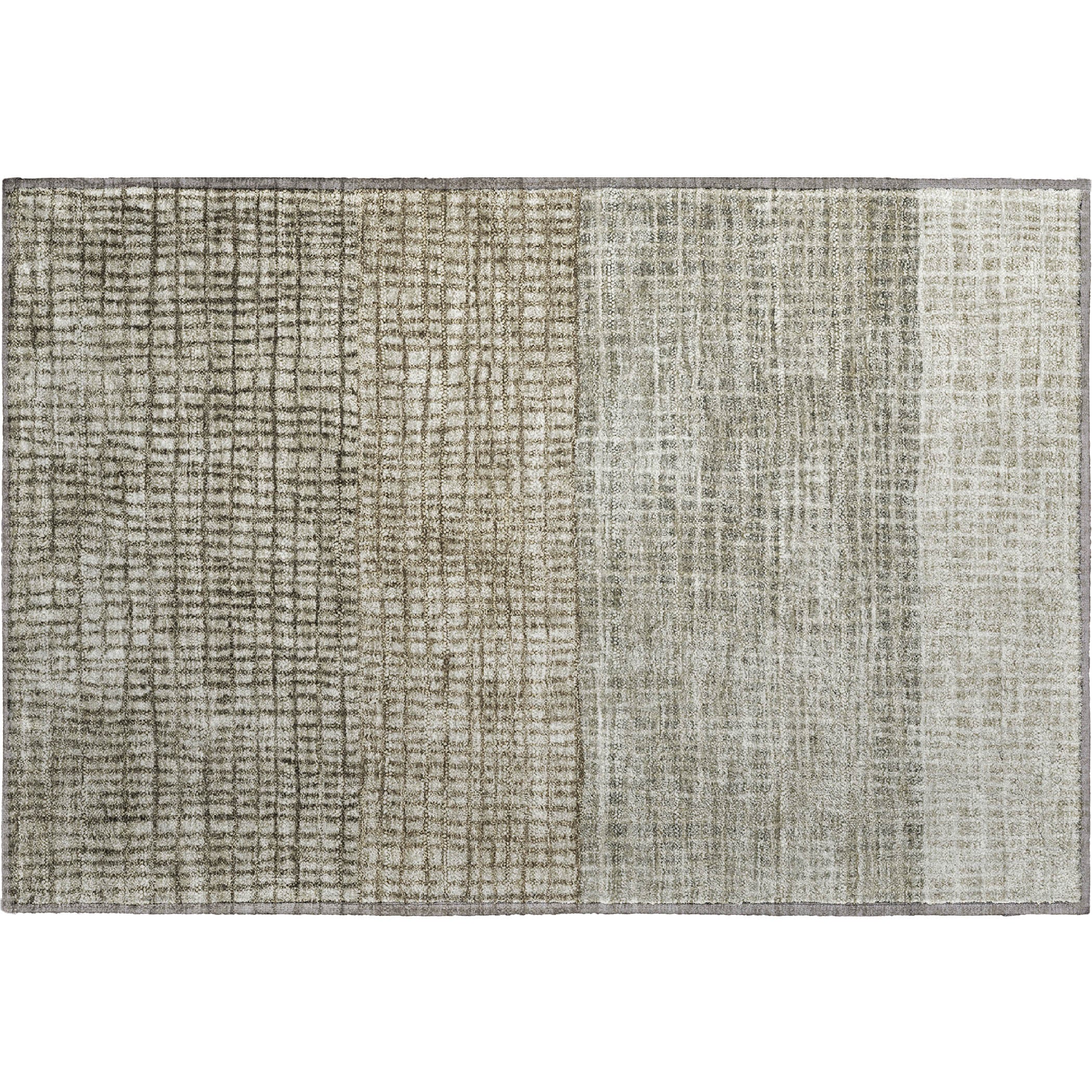 Seville Machine Washable Transitional Taupe Brown Rug 1'8" x 2'6" #shape_Rectangle