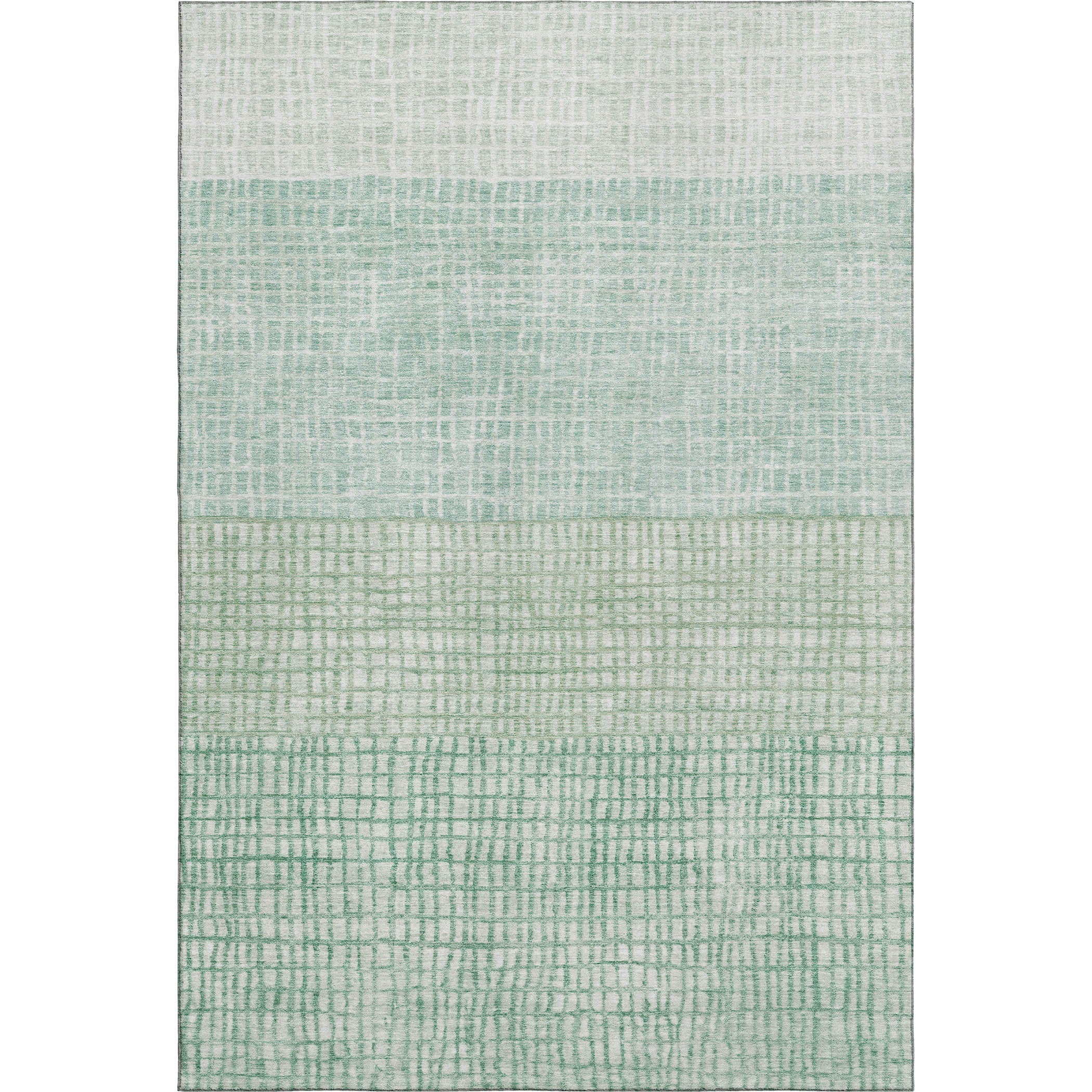 Seville Machine Washable Transitional Teal Rug 2'6" x 3'10" #shape_Rectangle