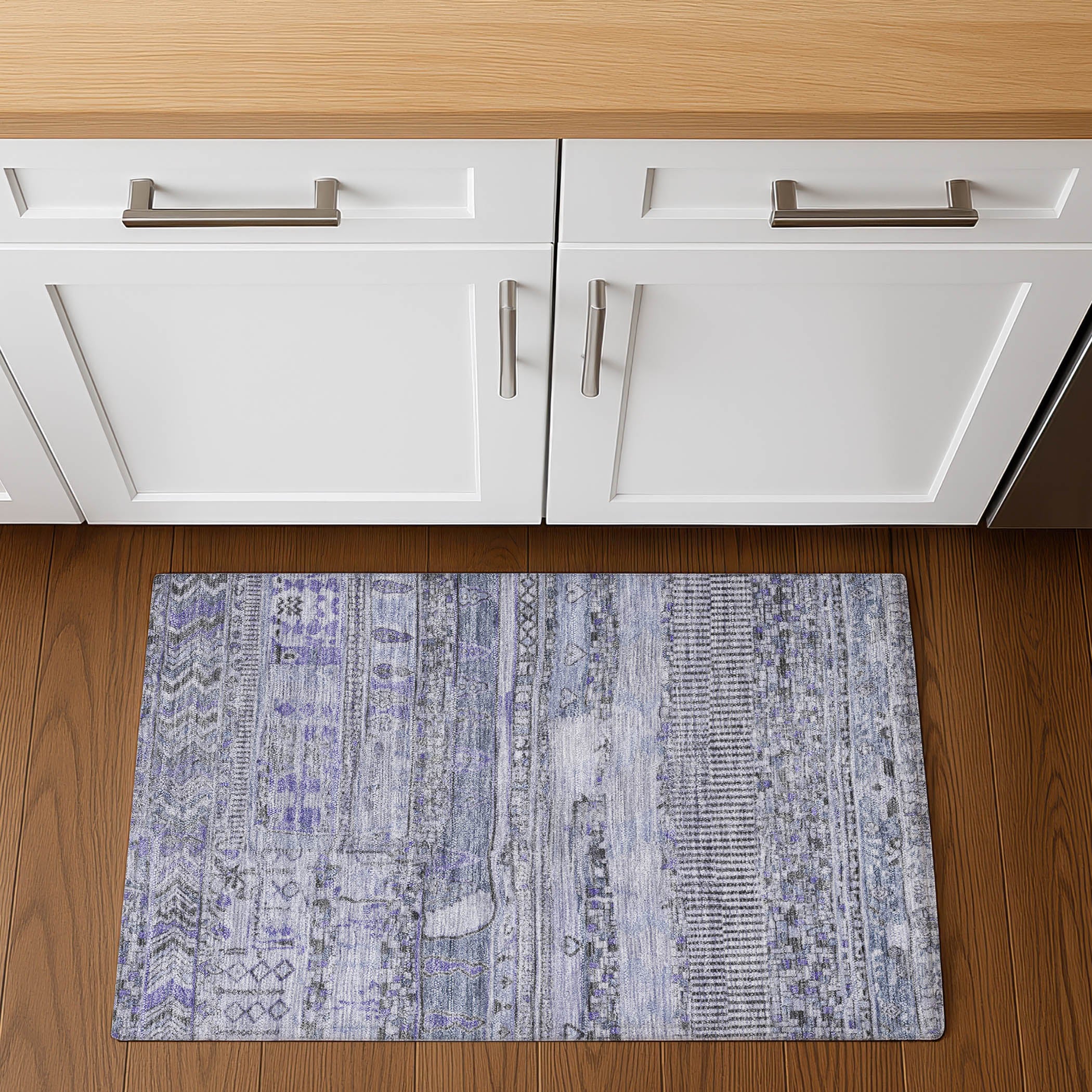 Jaipur Machine Washable Transitional Blue Rug 1'8" x 2'6" #shape_Rectangle
