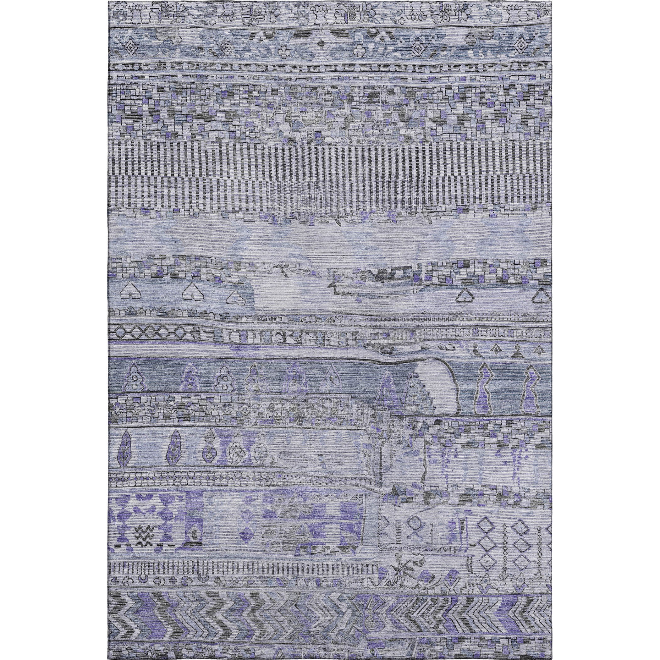 Jaipur Machine Washable Transitional Blue Rug 2'6" x 3'10" #shape_Rectangle