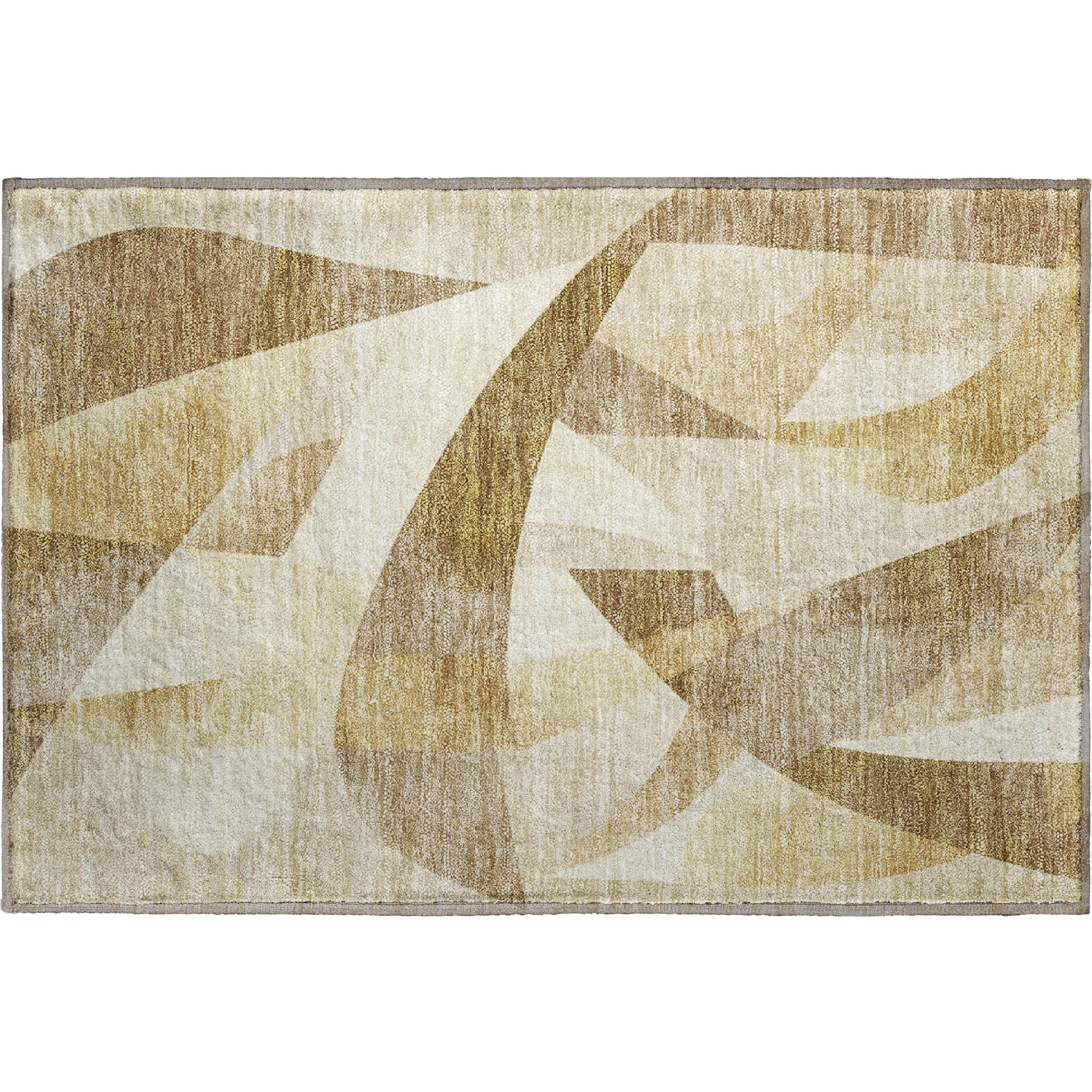 Chiang Mai Machine Washable Transitional Brown Rug 1'8" x 2'6" #shape_Rectangle