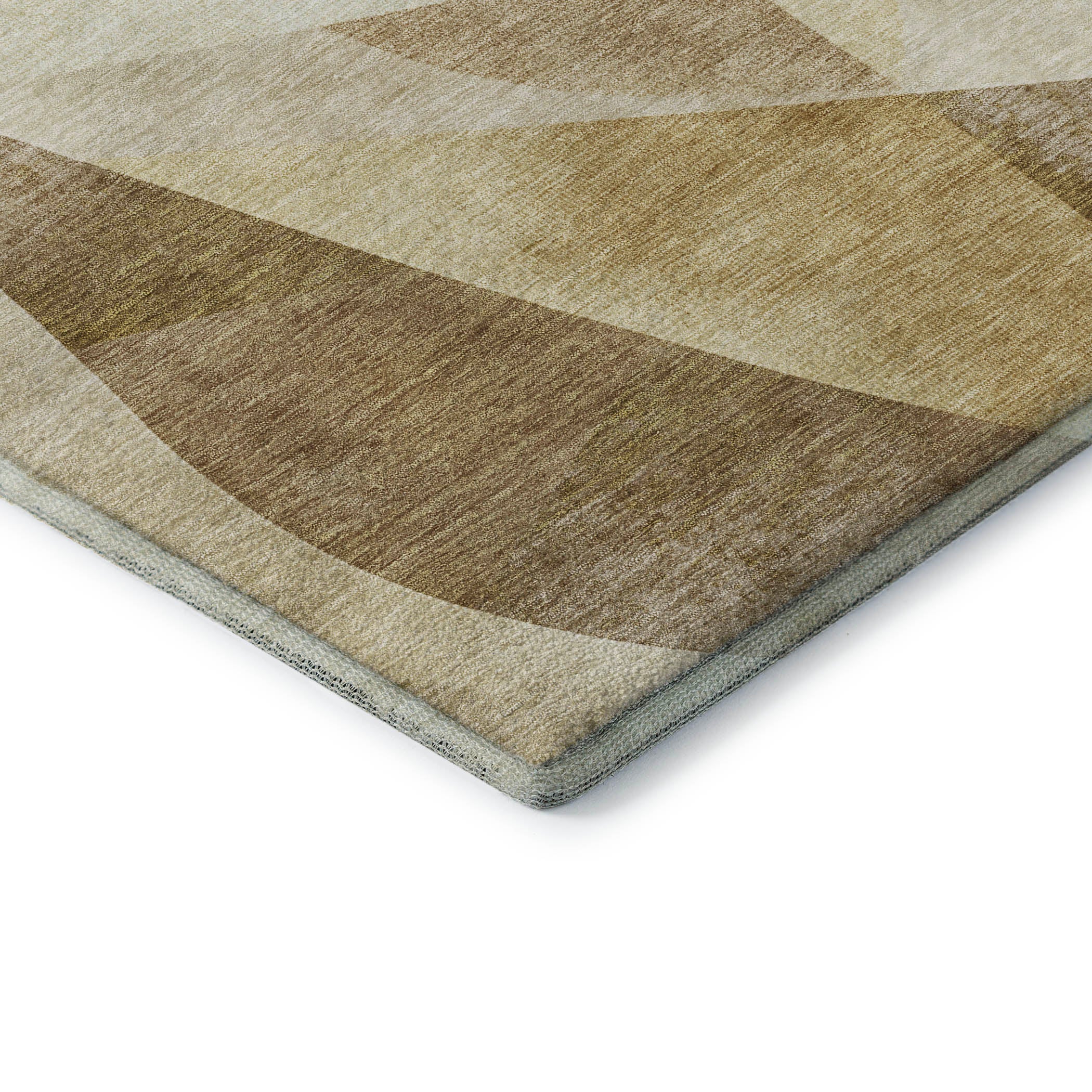 Chiang Mai Machine Washable Transitional Brown Rug 1'8" x 2'6" #shape_Rectangle