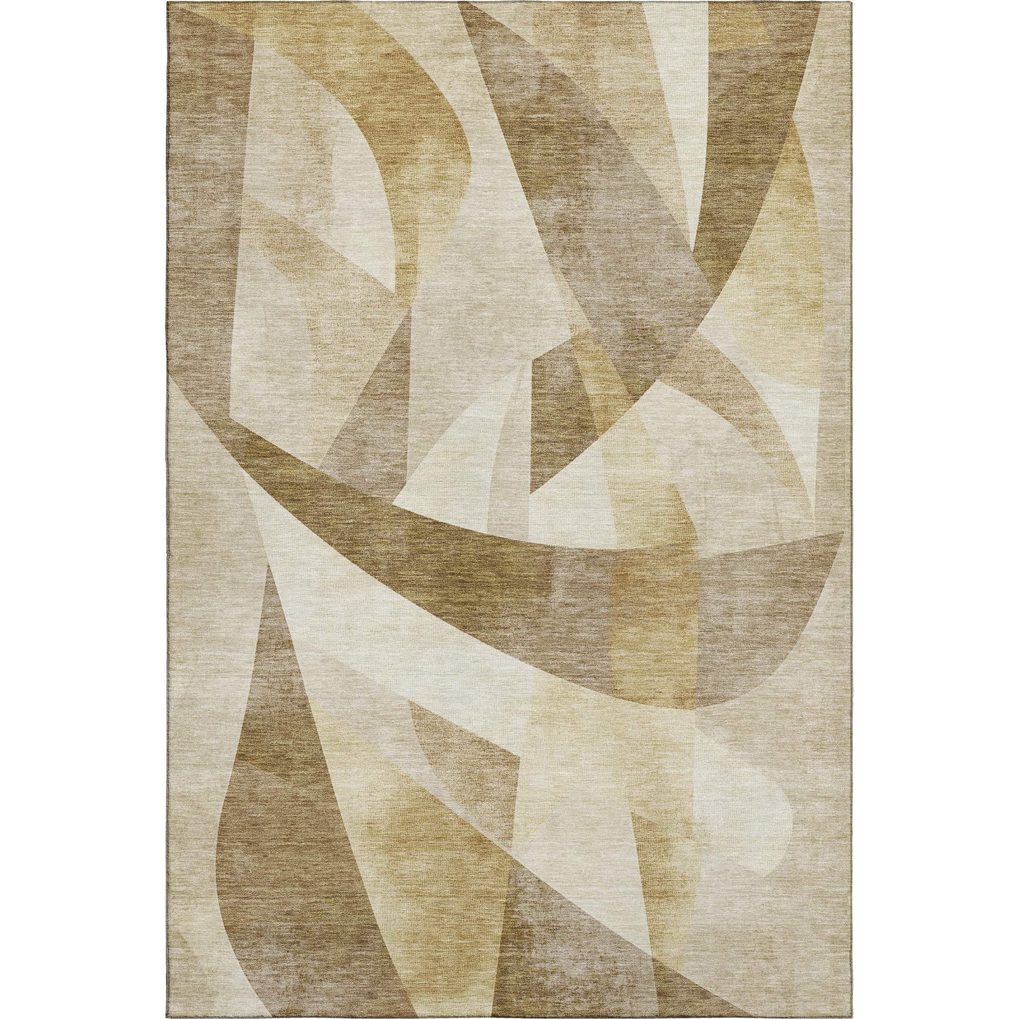 Chiang Mai Machine Washable Transitional Brown Rug 2'6" x 3'10" #shape_Rectangle