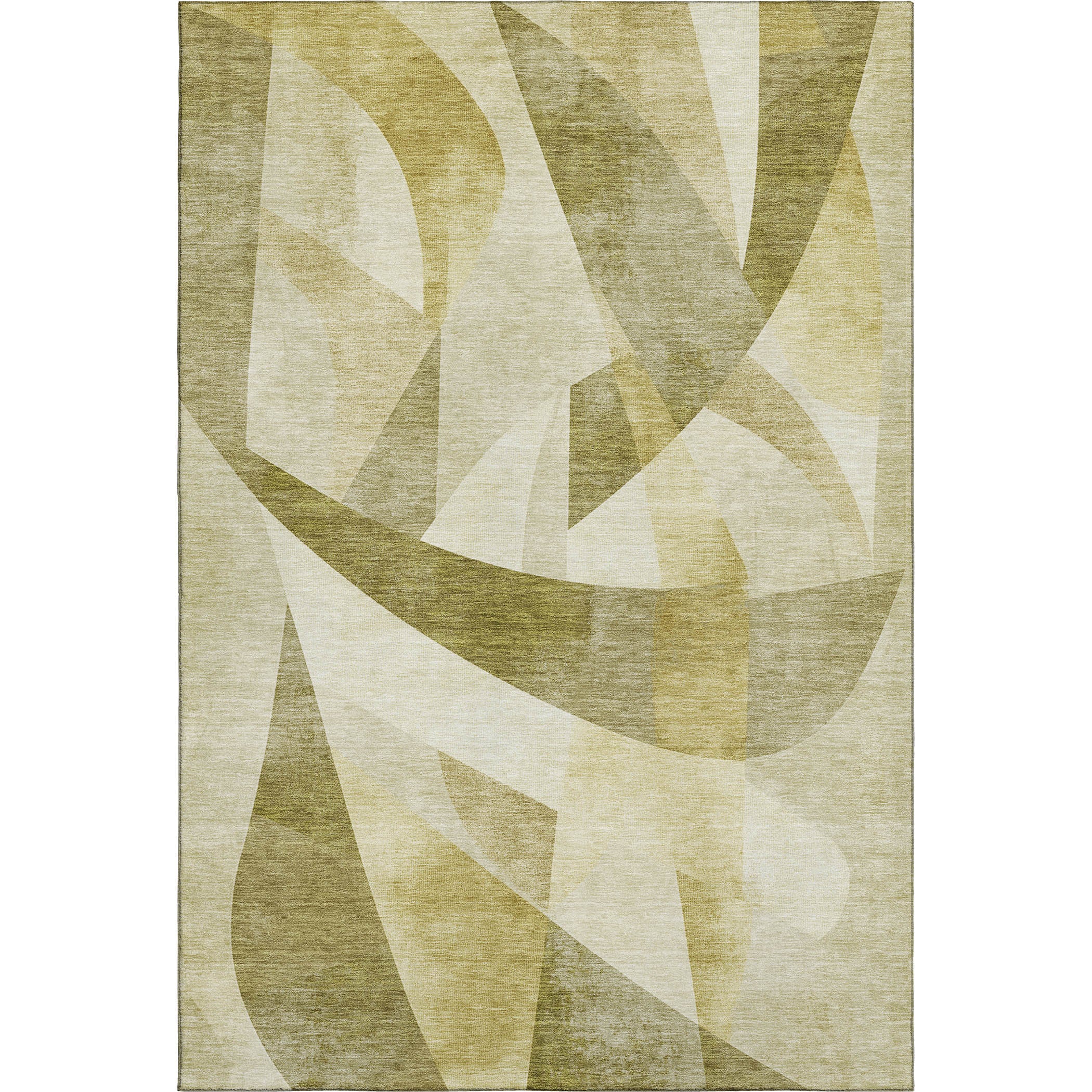 Chiang Mai Machine Washable Transitional Cactus Green Rug 2'6" x 3'10" #shape_Rectangle